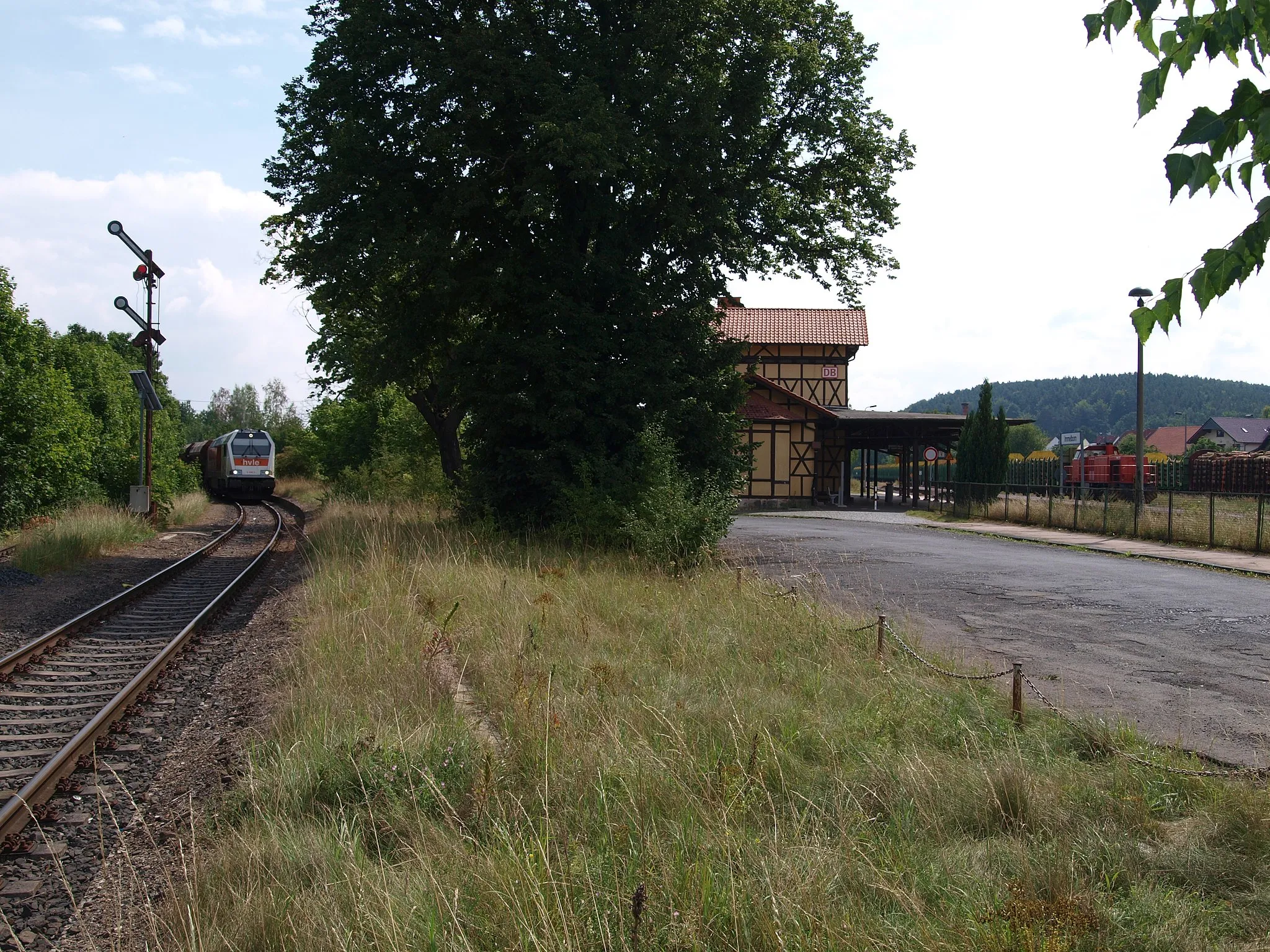 Photo showing: Ausfahrt aus Immelborn