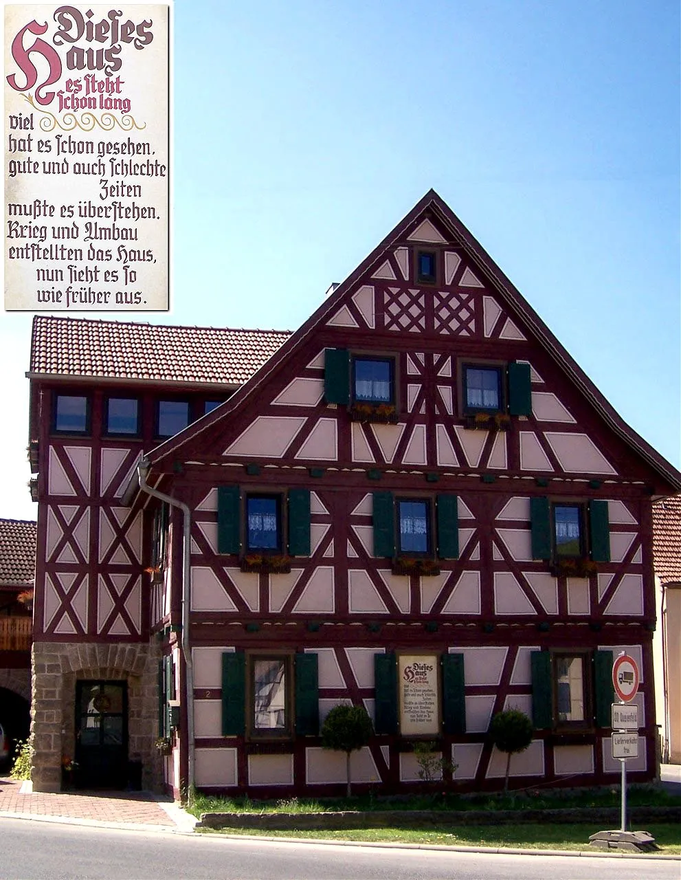 Photo showing: Fachwerkhaus in Jüchsen