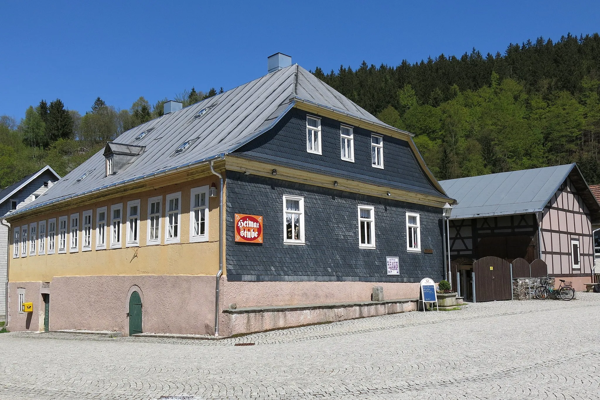 Photo showing: Im ehemaligen Lindigforsthaus befindet sich die Heimatstube der Gemeinde Katzhütte.