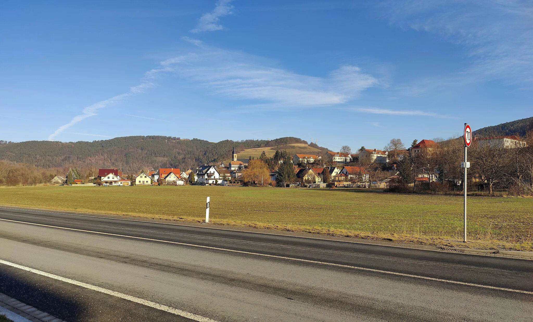 Photo showing: Evangelisch-lutherische Ägidienkirche Kaulsdorf, Landkreis Saalfeld-Rudolstadt, Thüringen, Deutschland