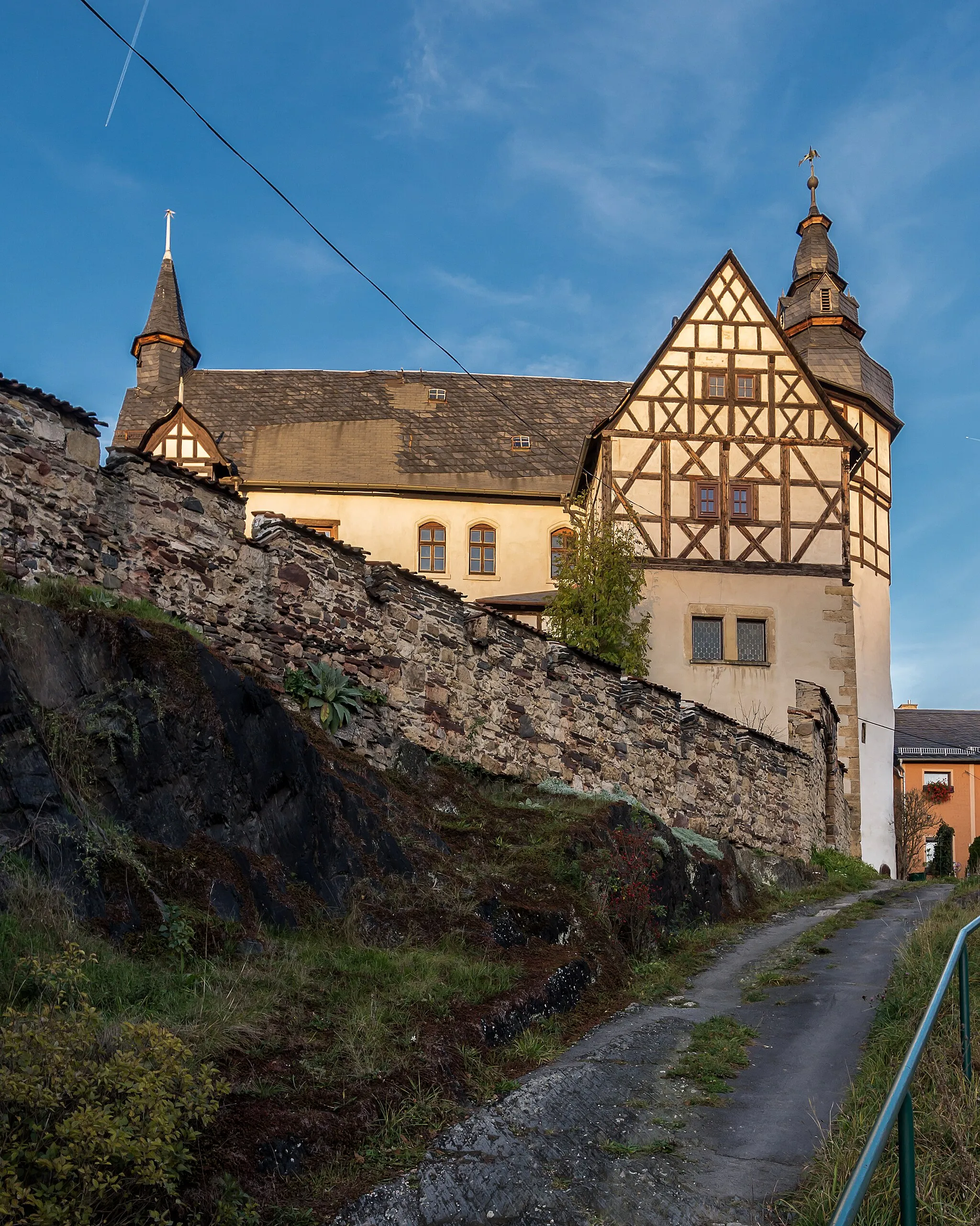 Photo showing: Kaulsdorf    Lastweg 1a  Schloss mit Grundstück und Einfriedung