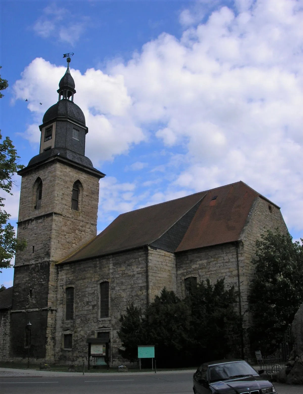 Photo showing: Die Stadtkirche von Kindelbrück (Thüringen).