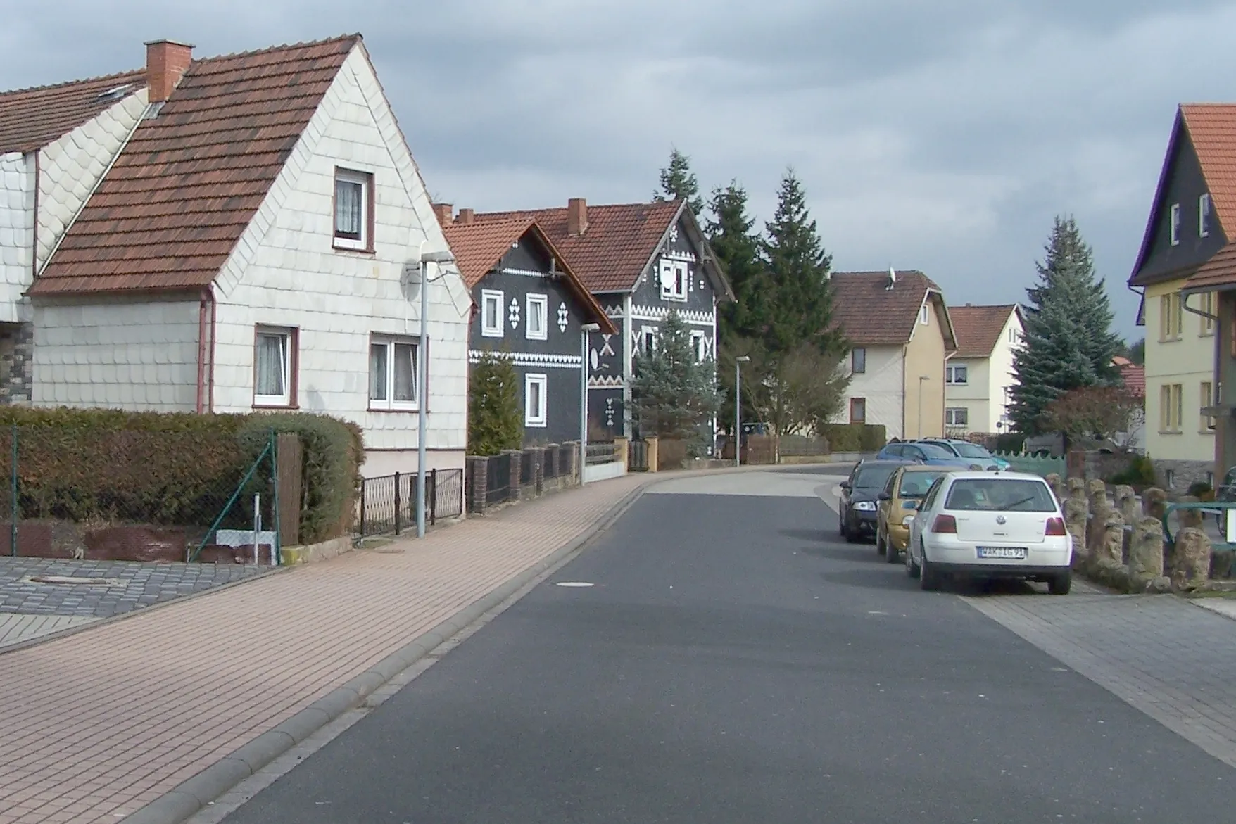 Photo showing: Leimbach im Wartburgkreis, verschiedene Geb�ude und Ansichten.