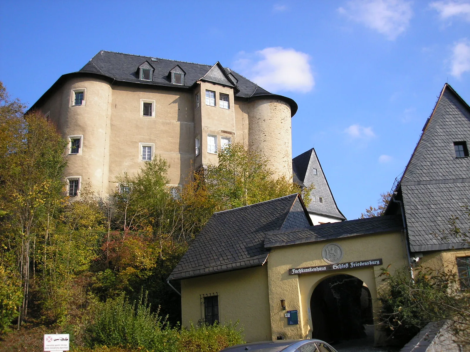 Photo showing: Das Schloss Friedensburg bei Leutenberg (Thüringen).