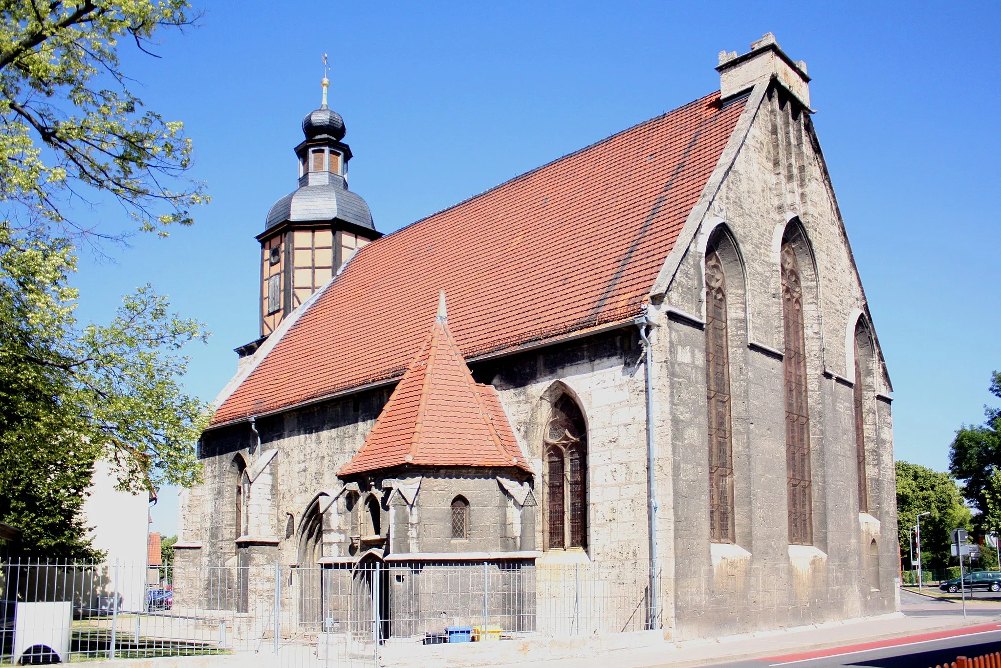 Photo showing: Saint George church in Mühlhausen/Thuringia