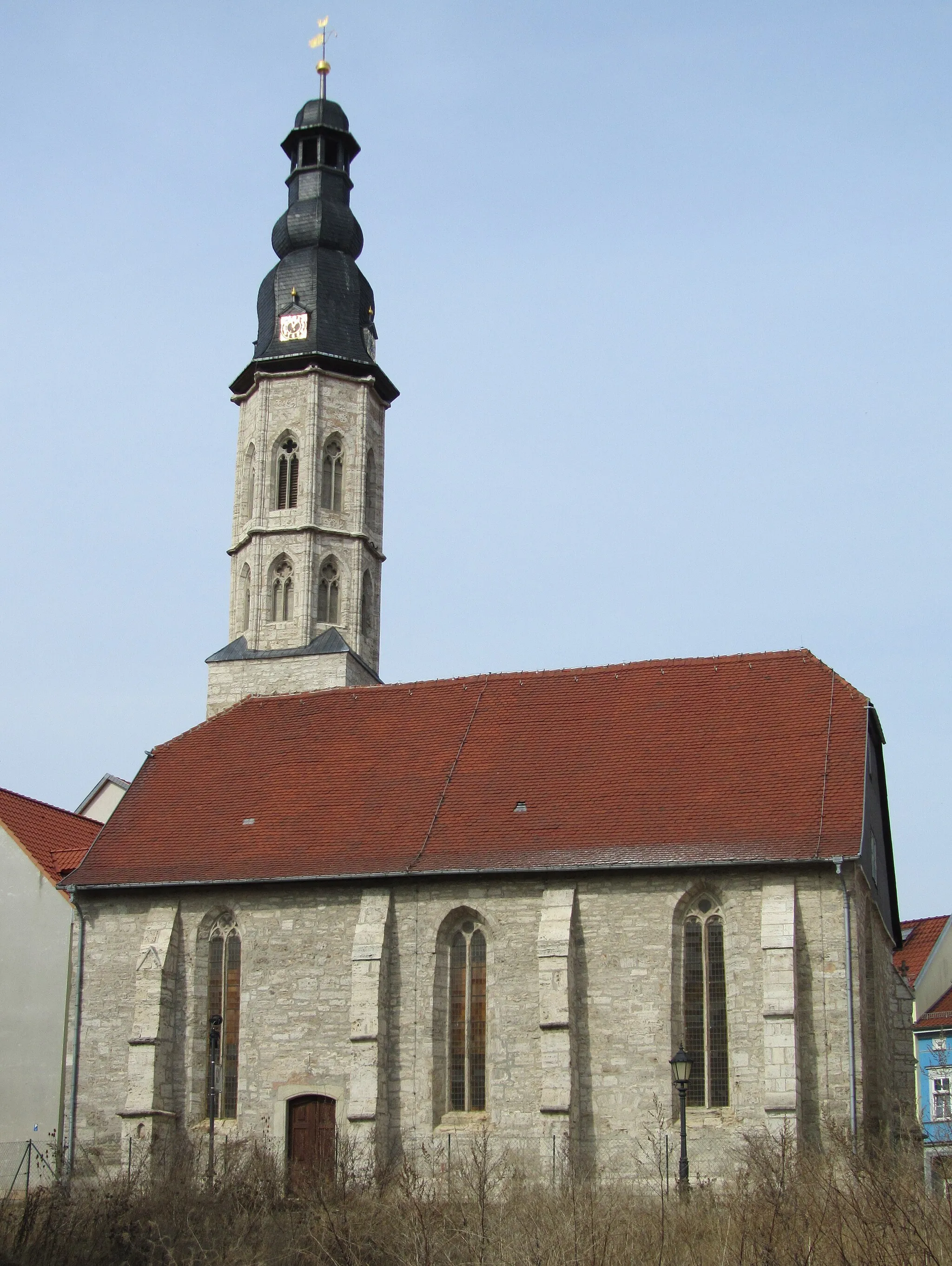 Photo showing: Die Allerheiligenkirche in Mühlhausen (Thüringen).