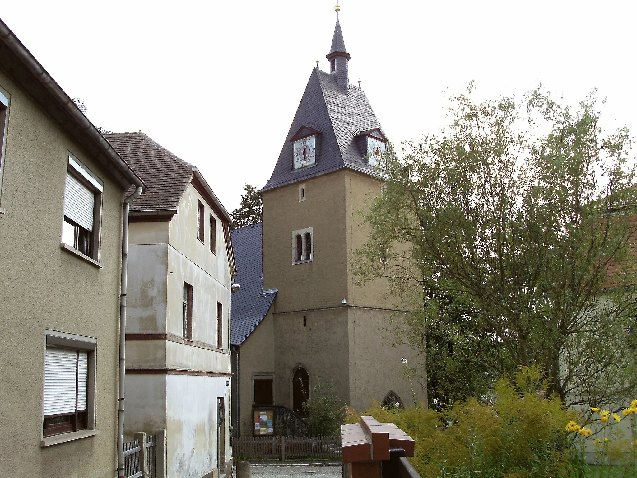 Photo showing: St. Maurice Church in Münchenbernsdorf (Greiz district, Thuringia)