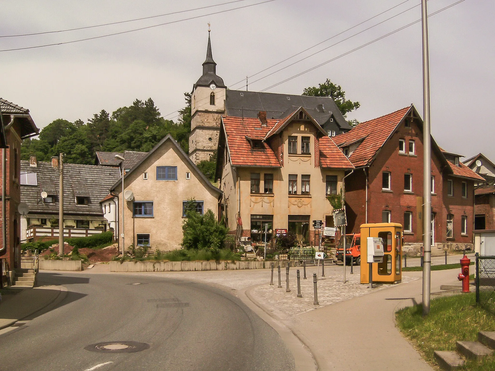 Photo showing: Neuhaus-Schierschnitz, view to a street