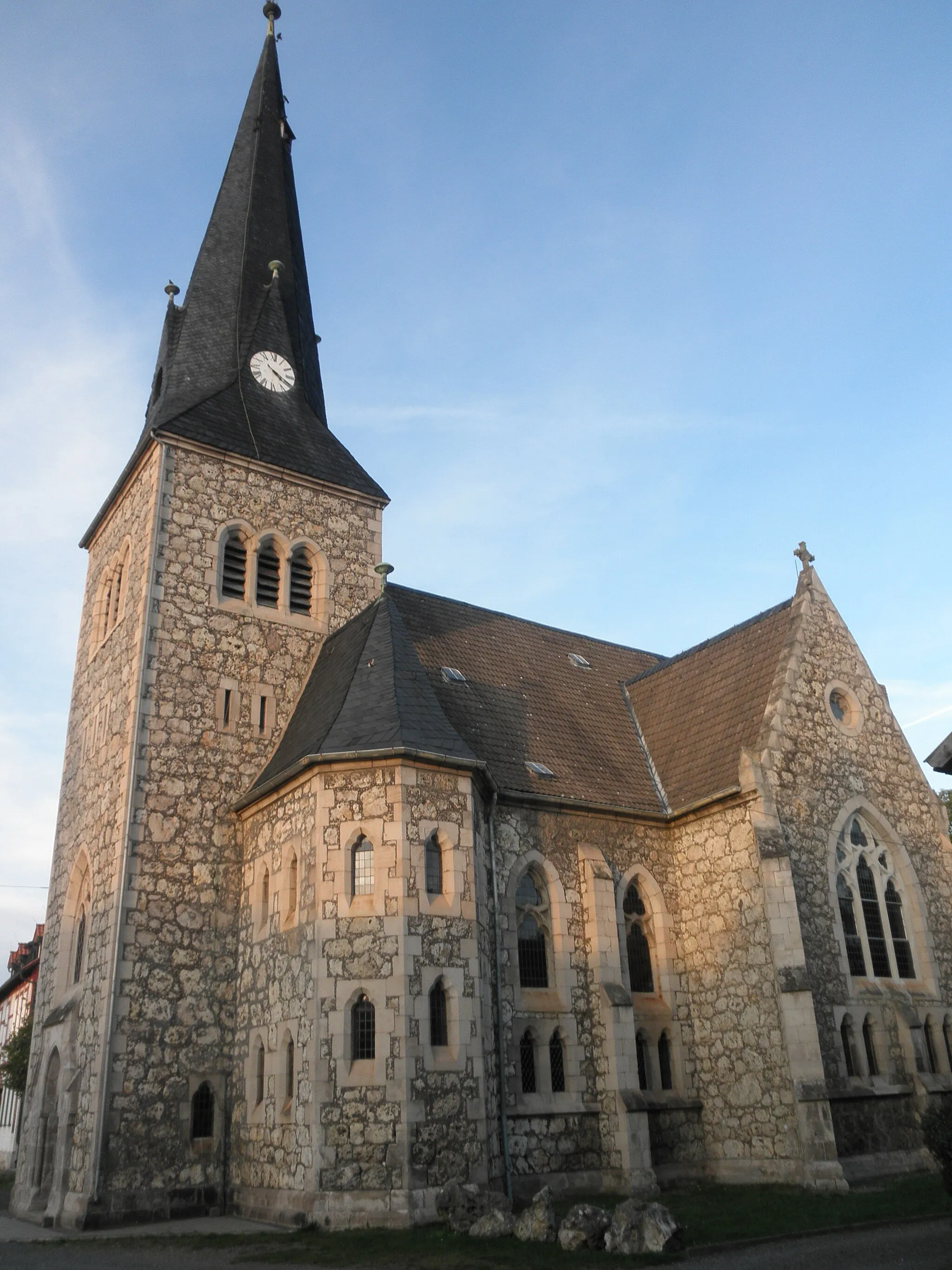 Photo showing: Church in Niedersachswerfen in Thuringia