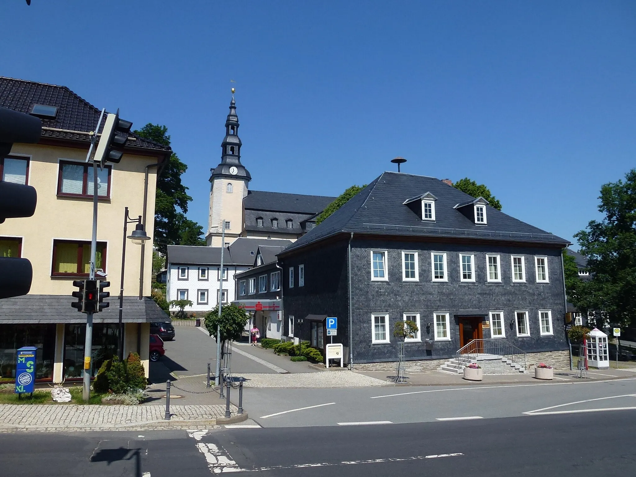 Photo showing: Oberweißbach Sonneberger Straße