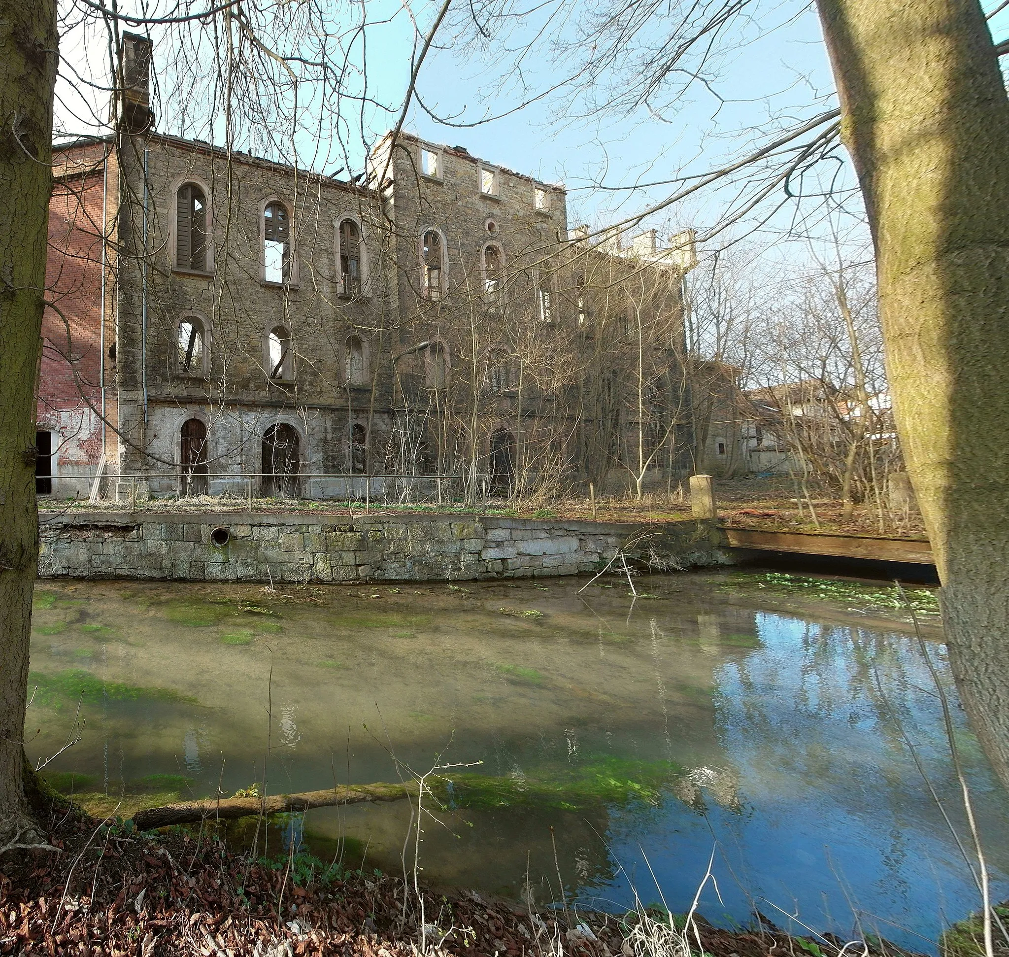 Photo showing: Ruine der von Schierholzschen Brauerei Plaue
