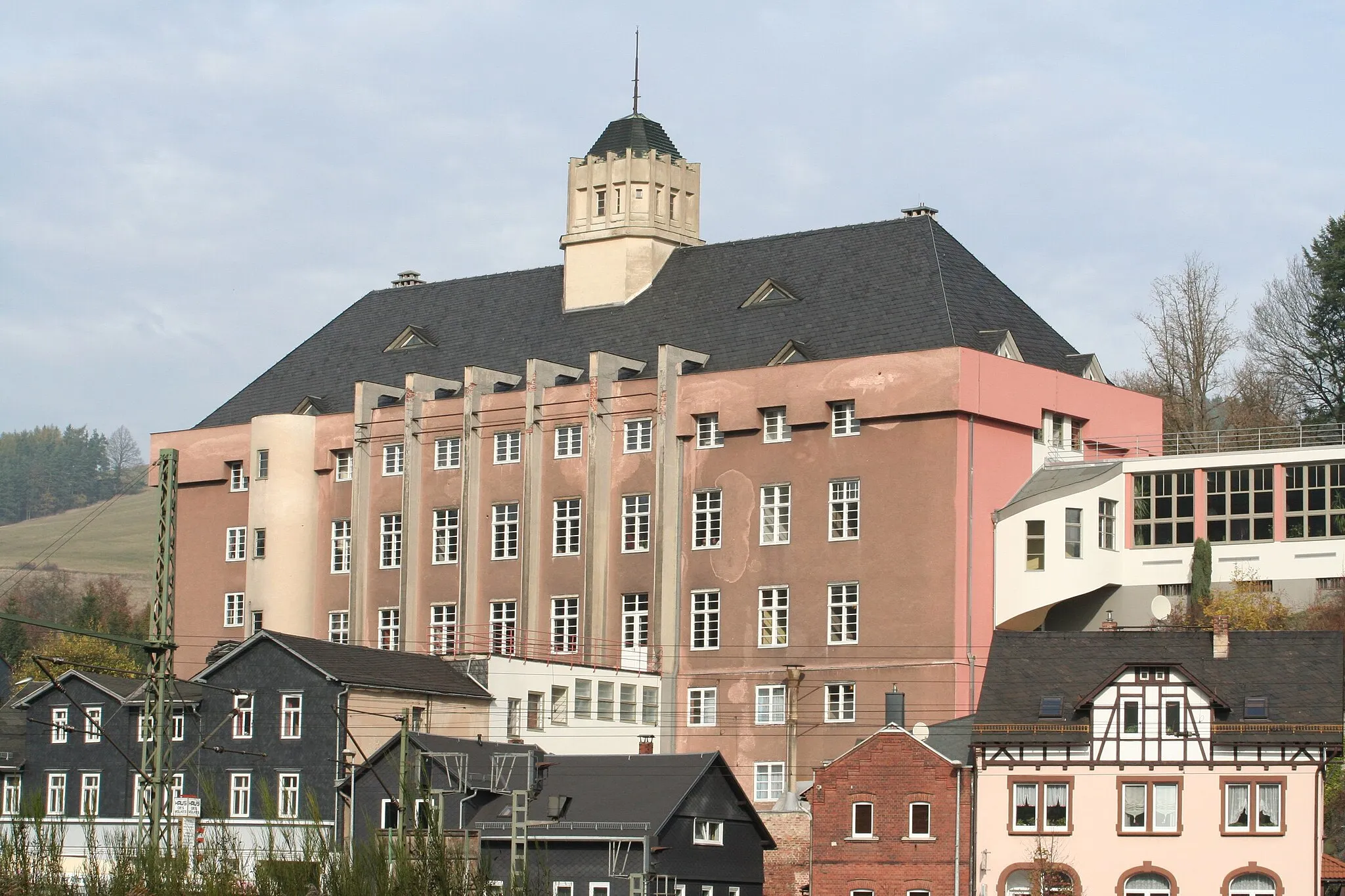 Photo showing: Haus des Volkes Probstzella in Südthüringen