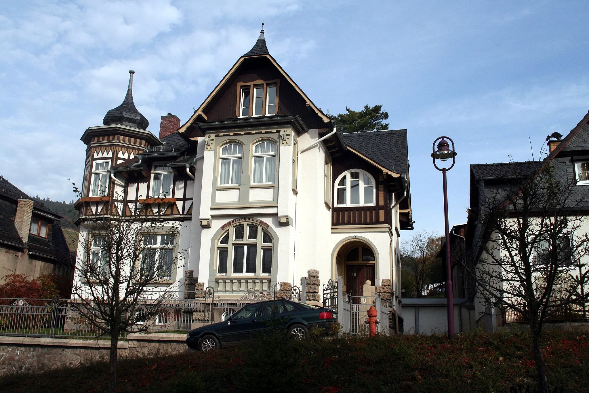 Photo showing: Rathaus Probstzella in Südthüringen