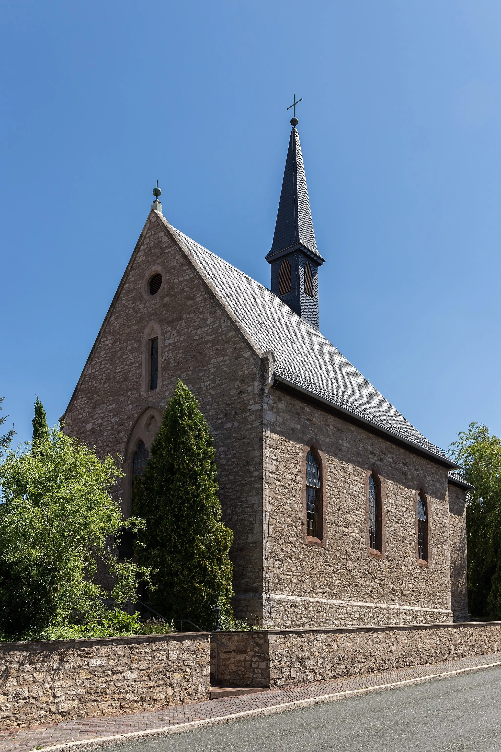 Photo showing: Catholic church "St. Elisabeth" in Ranis (Thuringia, Germany).