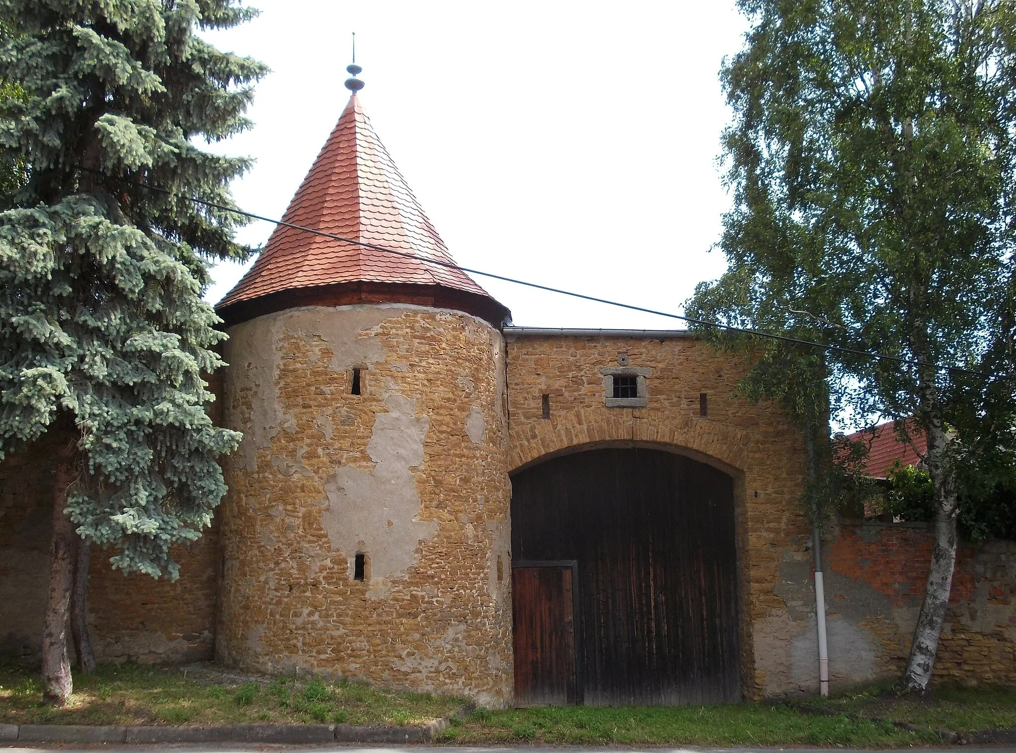 Photo showing: City wall in Rastenberg (Sömmerda district, Thuringia)