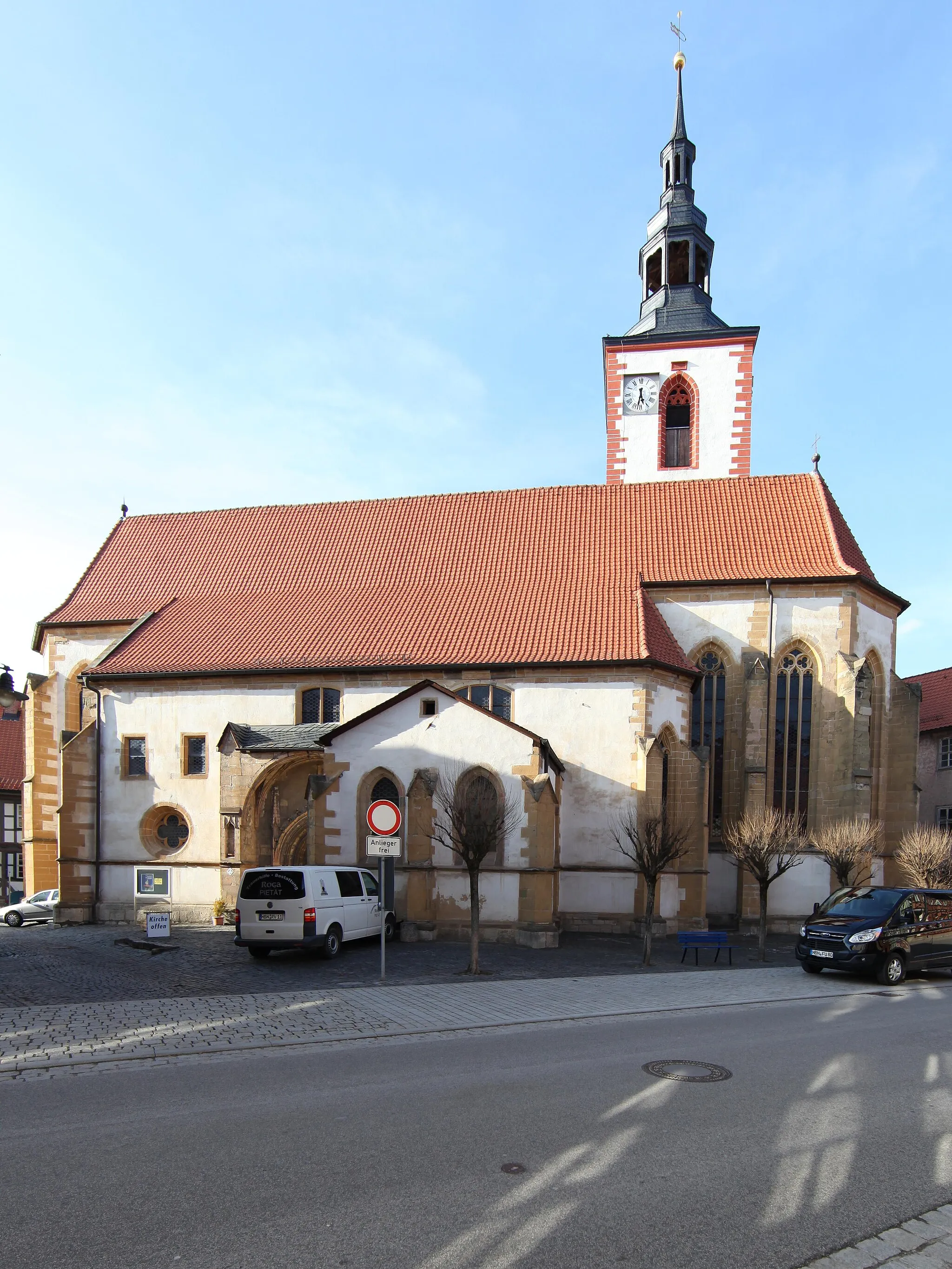 Photo showing: Evangelisch-Lutherische Stiftskirche in Römhild, Landkreis Hildburghausen