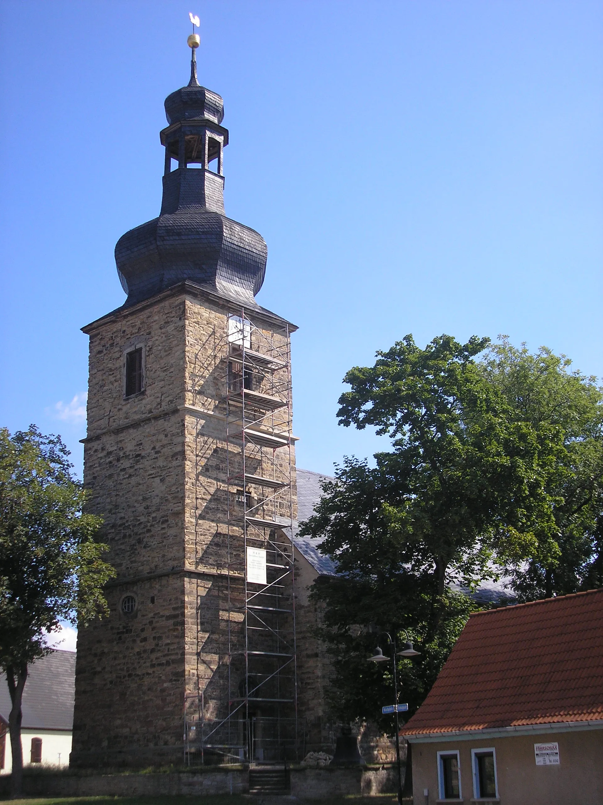 Photo showing: Die Kirche von Roßleben (Thüringen).