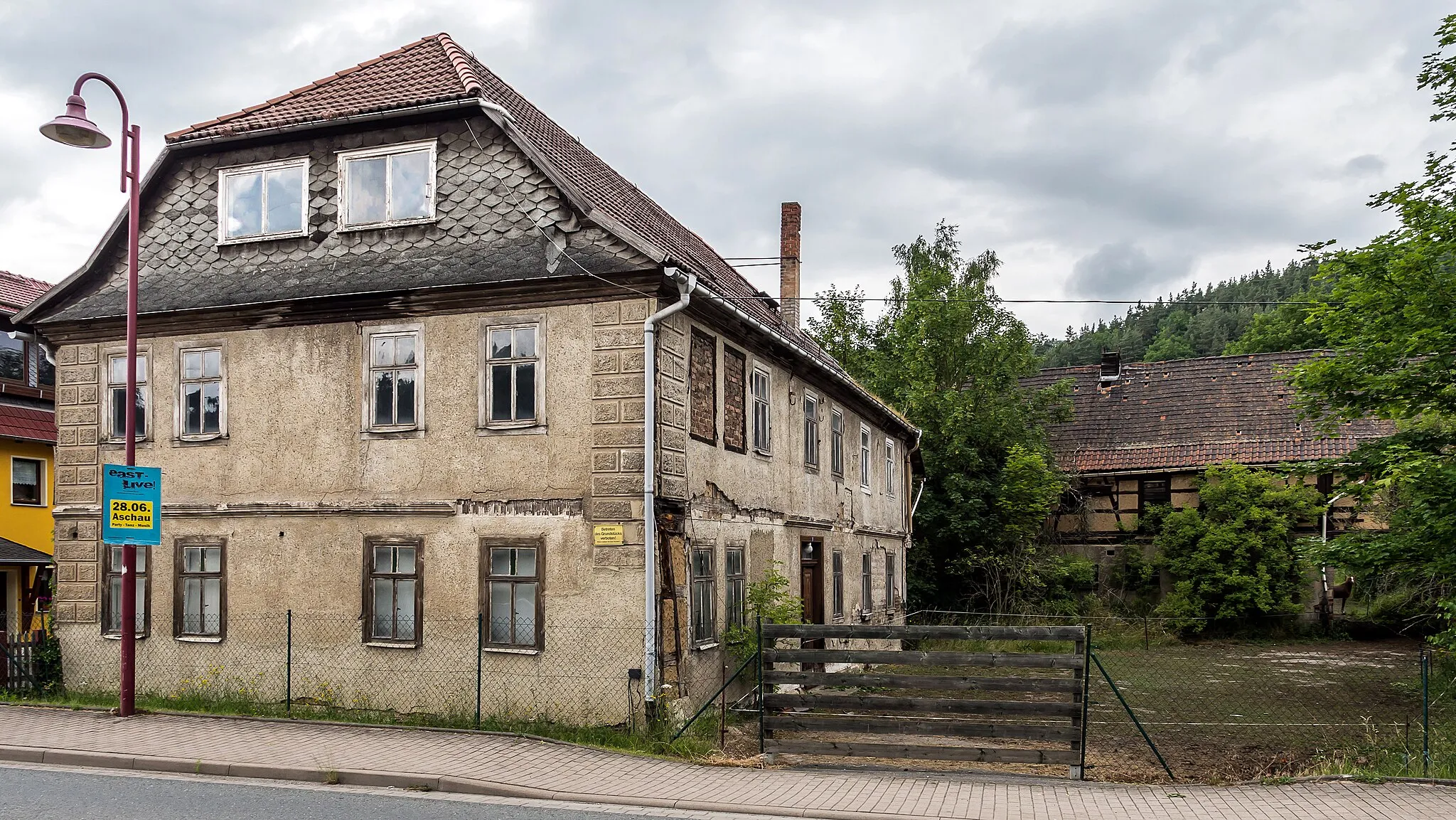 Photo showing: Kulturdenkmal in Königsee-Rottenbach,Rottenbach,Rudolstädter Straße 14	Gehöft