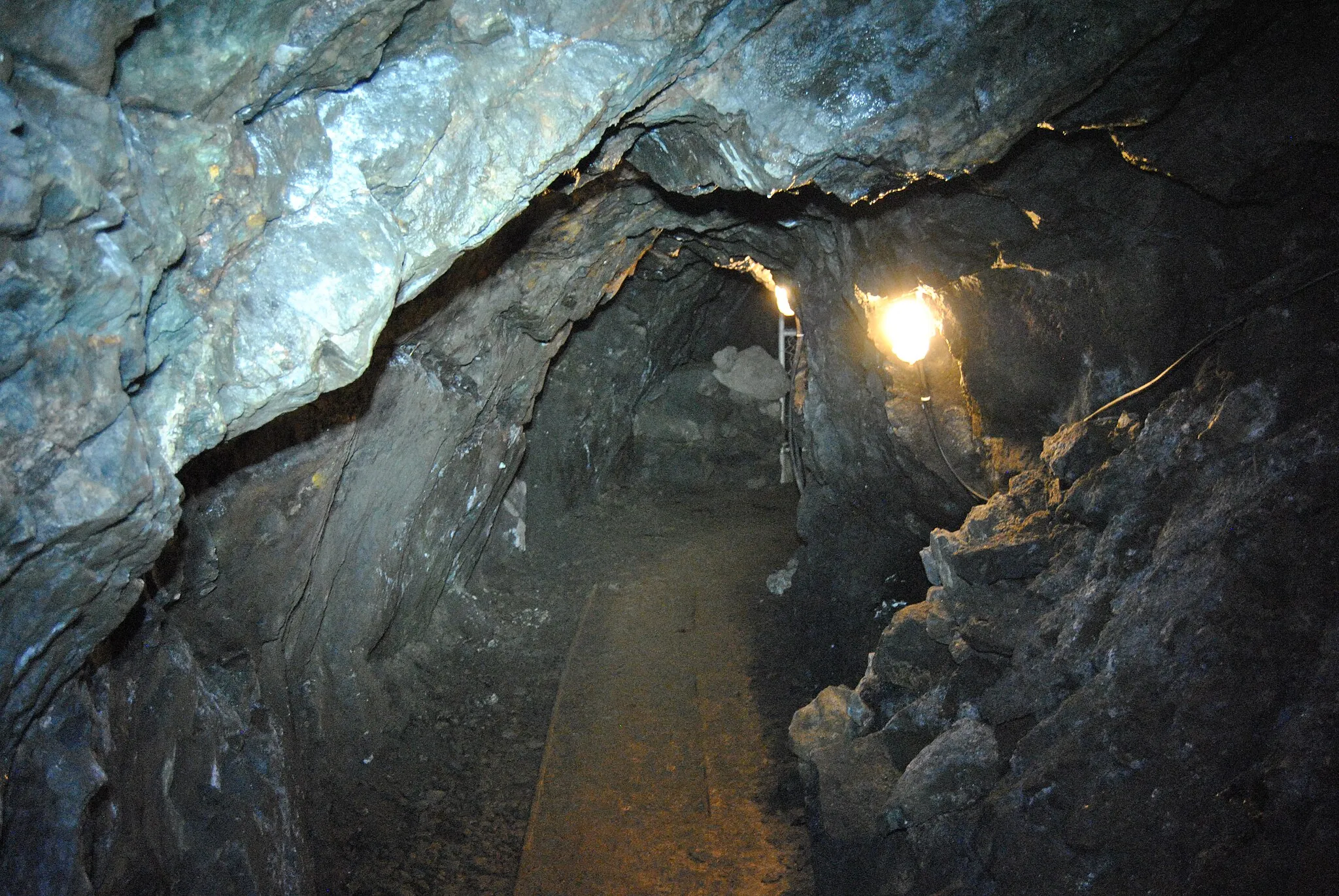 Photo showing: Besucherbergwerk "Schwarze Crux", 36 Meter Tiefe