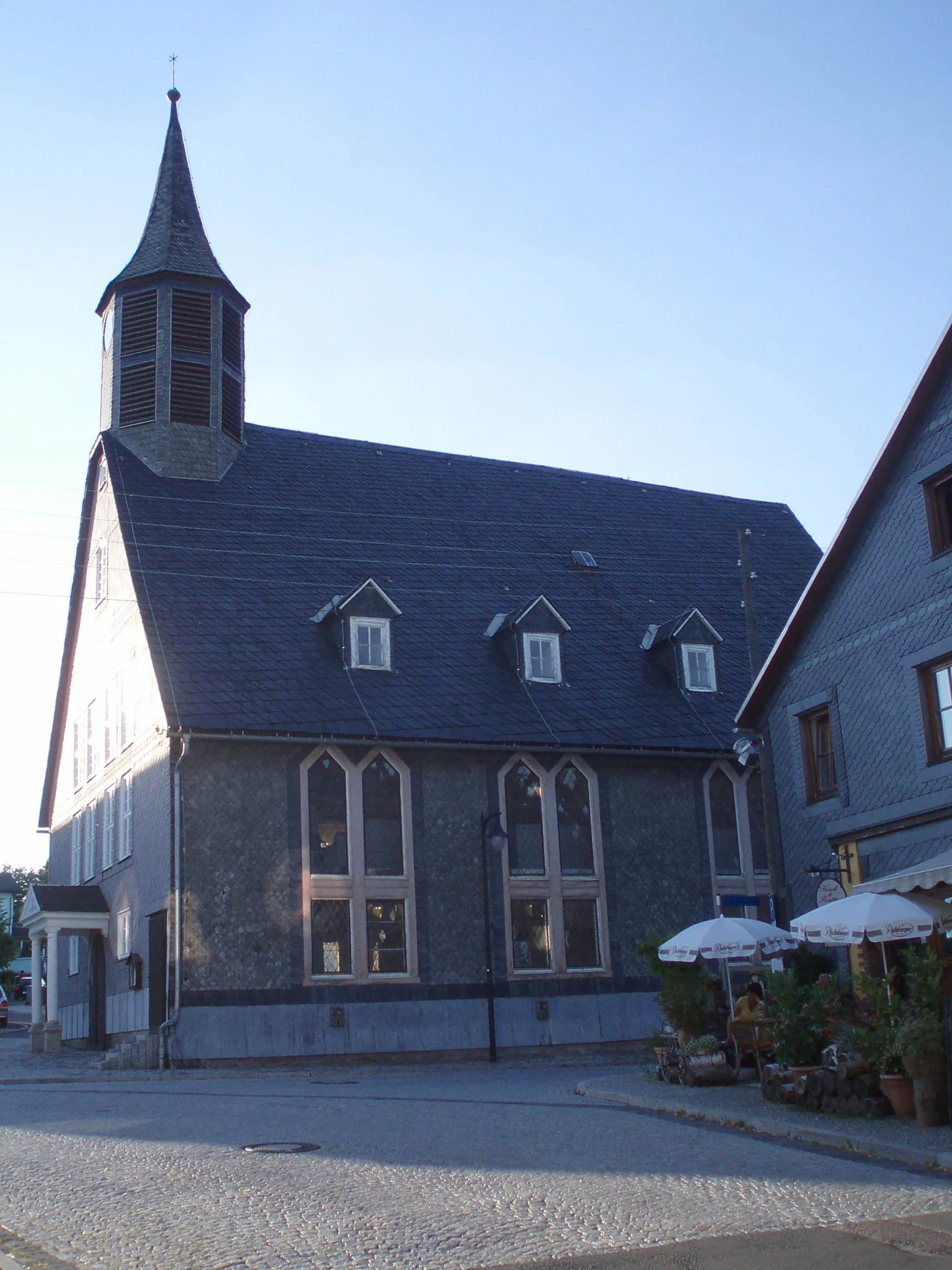Photo showing: Kirche in Schmiedefeld am Rennsteig