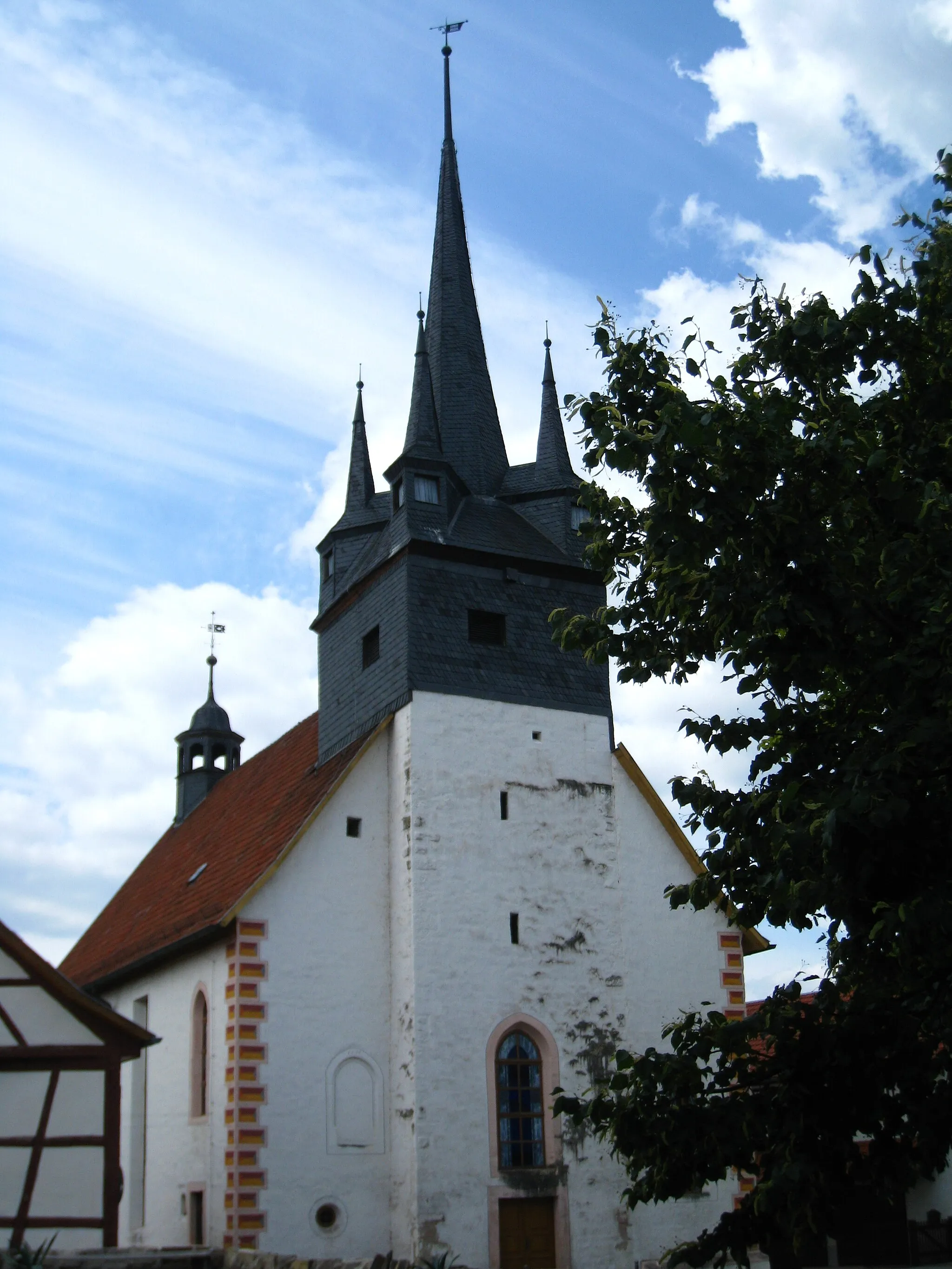 Photo showing: Evangelist Church in Schwallungen