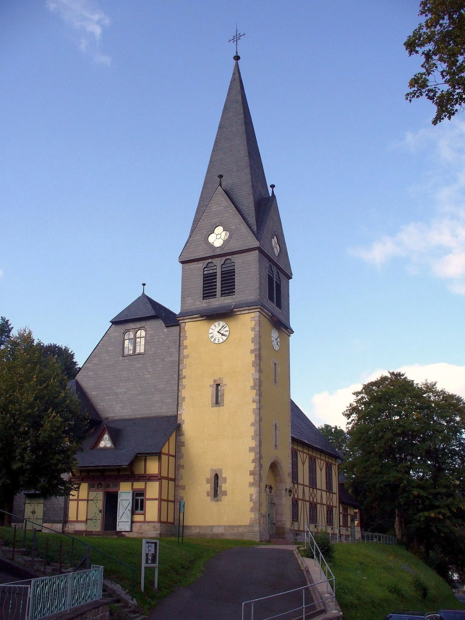 Photo showing: Christuskirche in Stützerbach