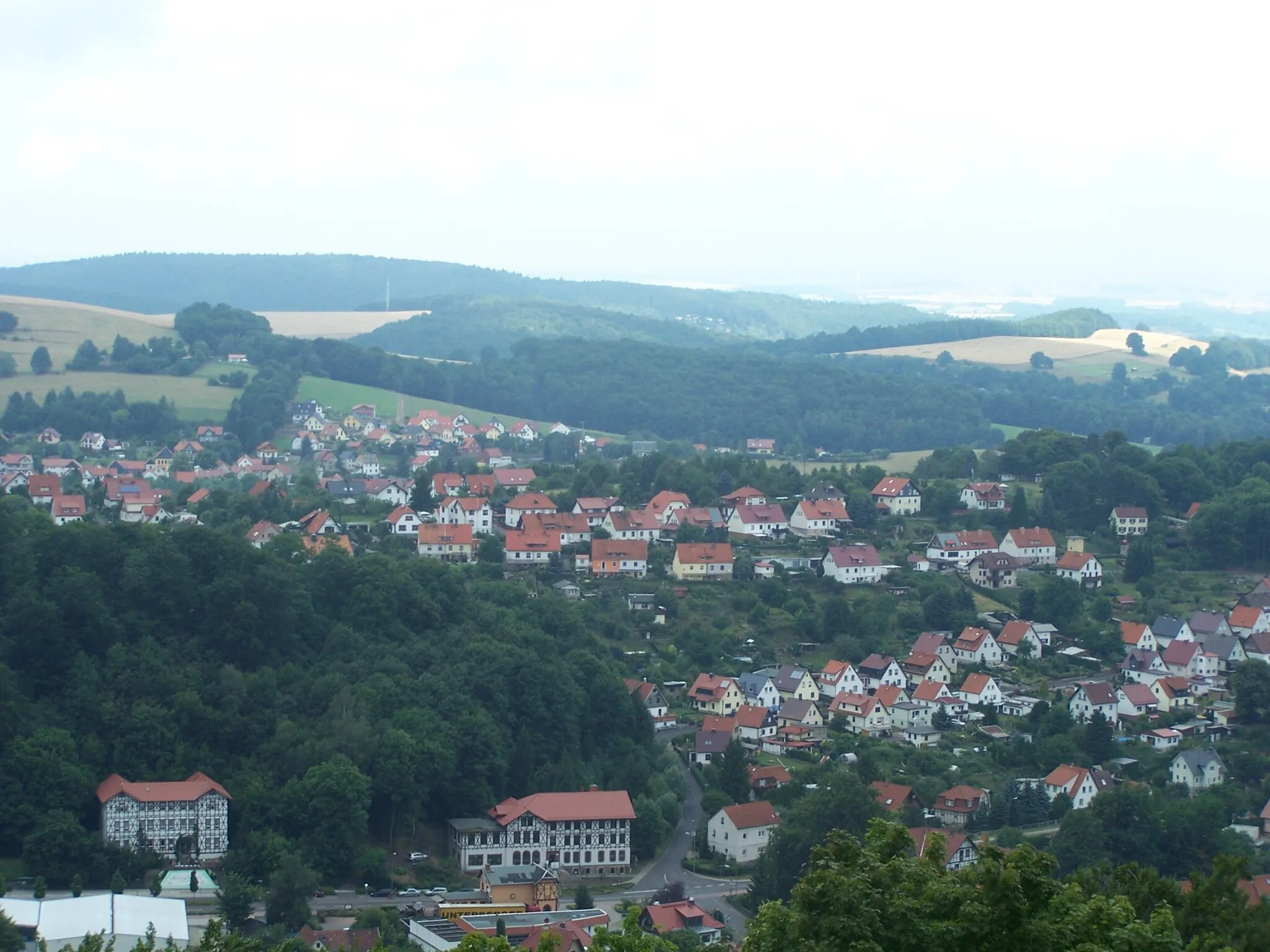 Photo showing: Thal and Kittelsthal - panorama-view.