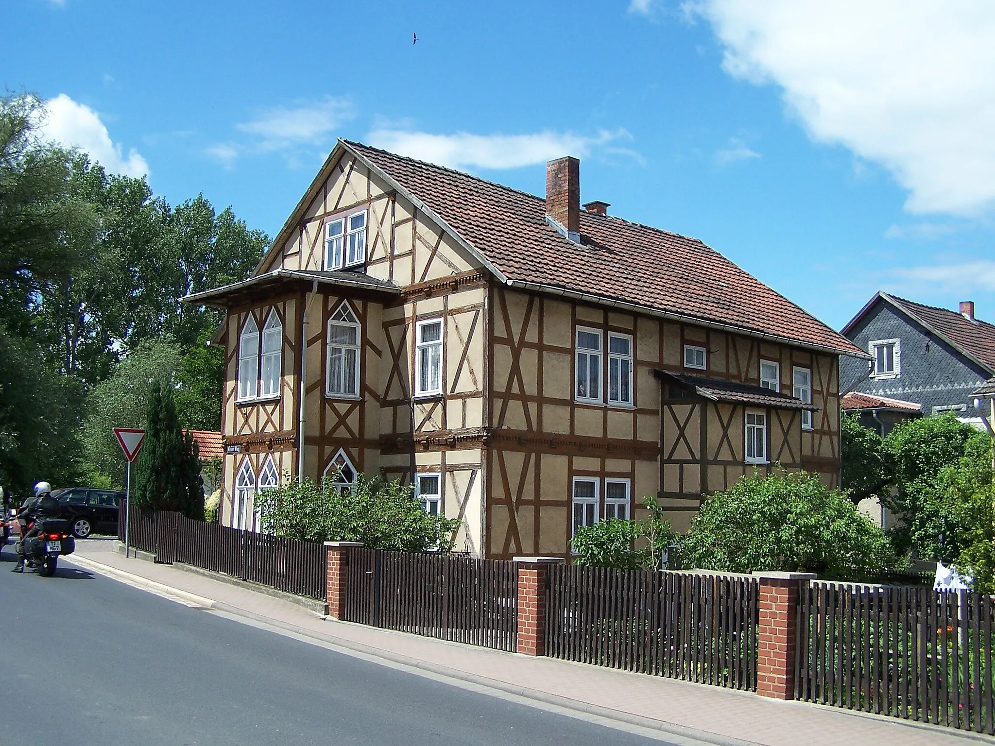 Photo showing: Ein markantes Fachwerkhaus in der Ortslage Tiefenort.