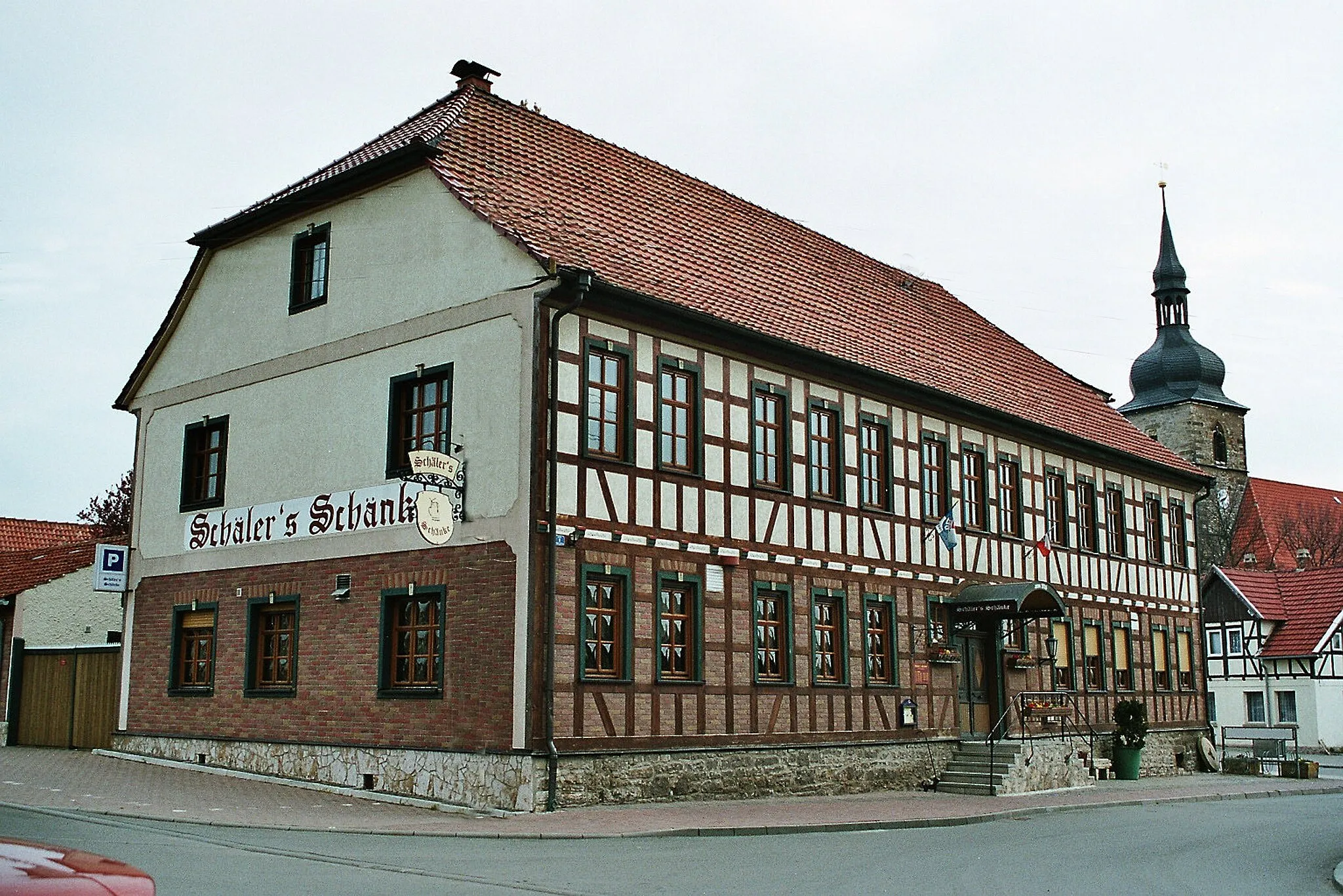 Photo showing: Walschleben, inn