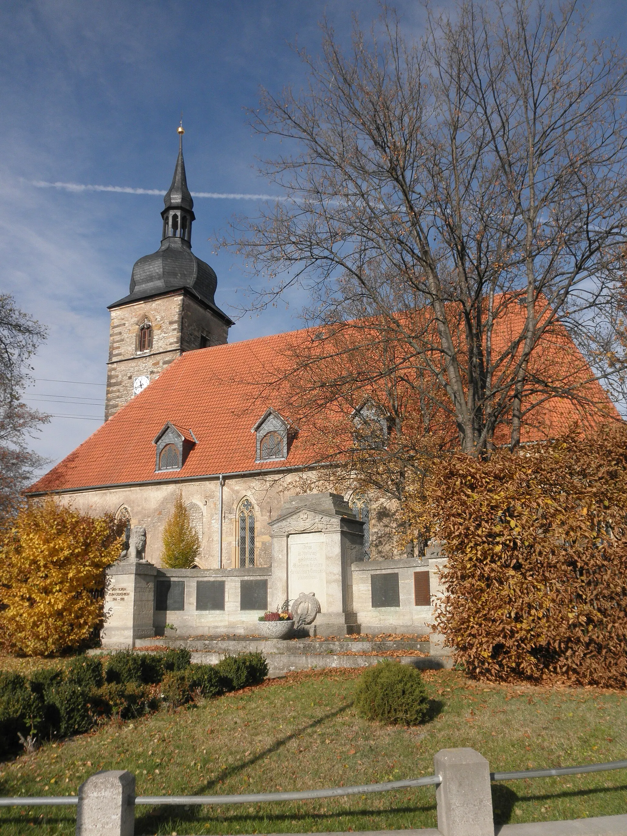 Photo showing: Church in Walschleben in Thuringia