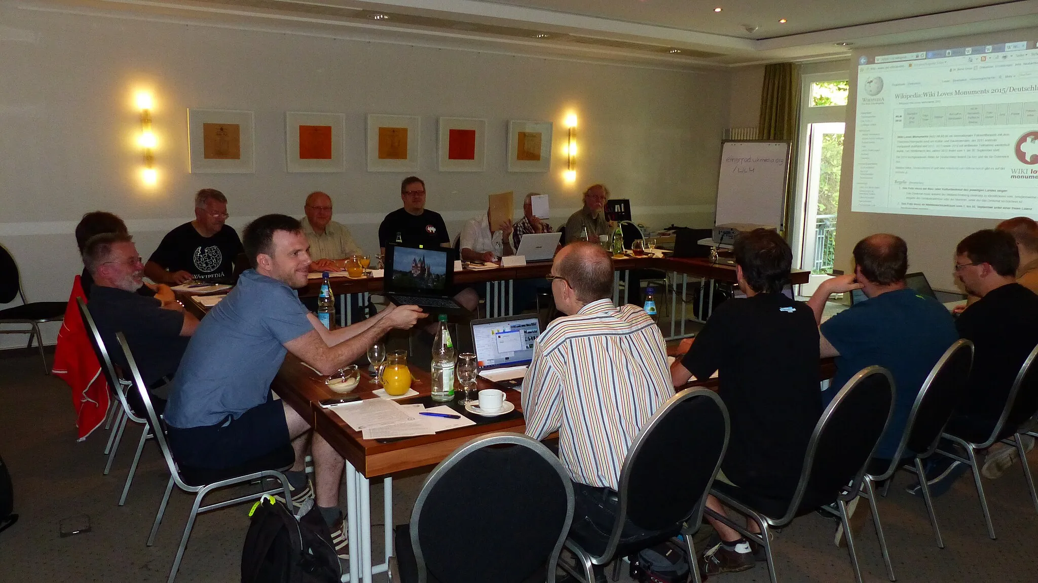 Photo showing: WLM-Netzwerktreffen in Weimar 2015