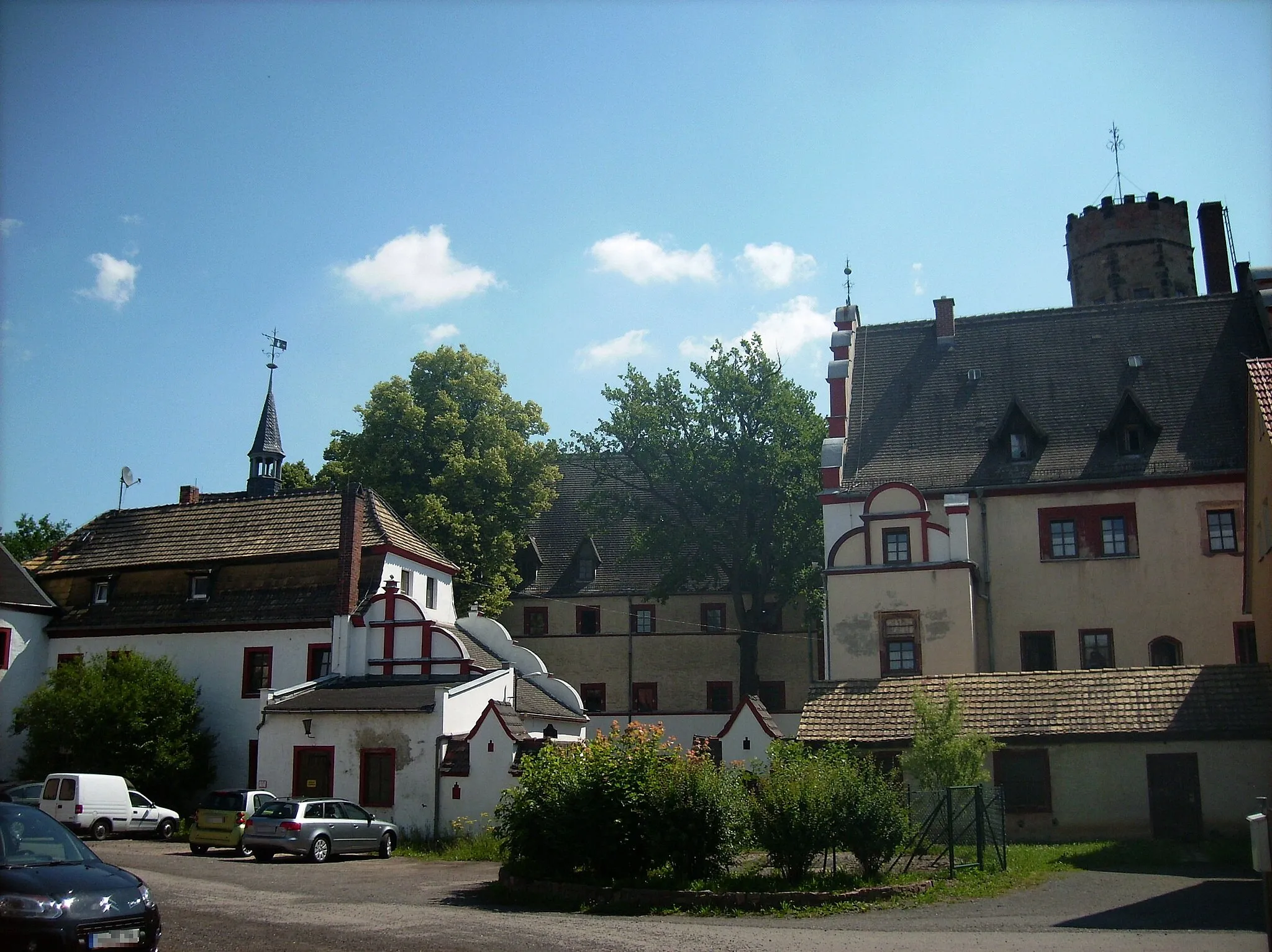 Photo showing: West side of Windischleuba Castle (district of Altenburger Land, Thuringia)