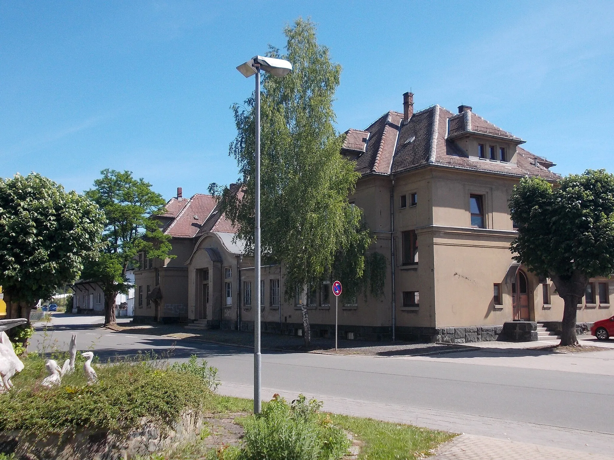 Photo showing: Wünschendorf/Elster train station (Greiz district, Thuringia)