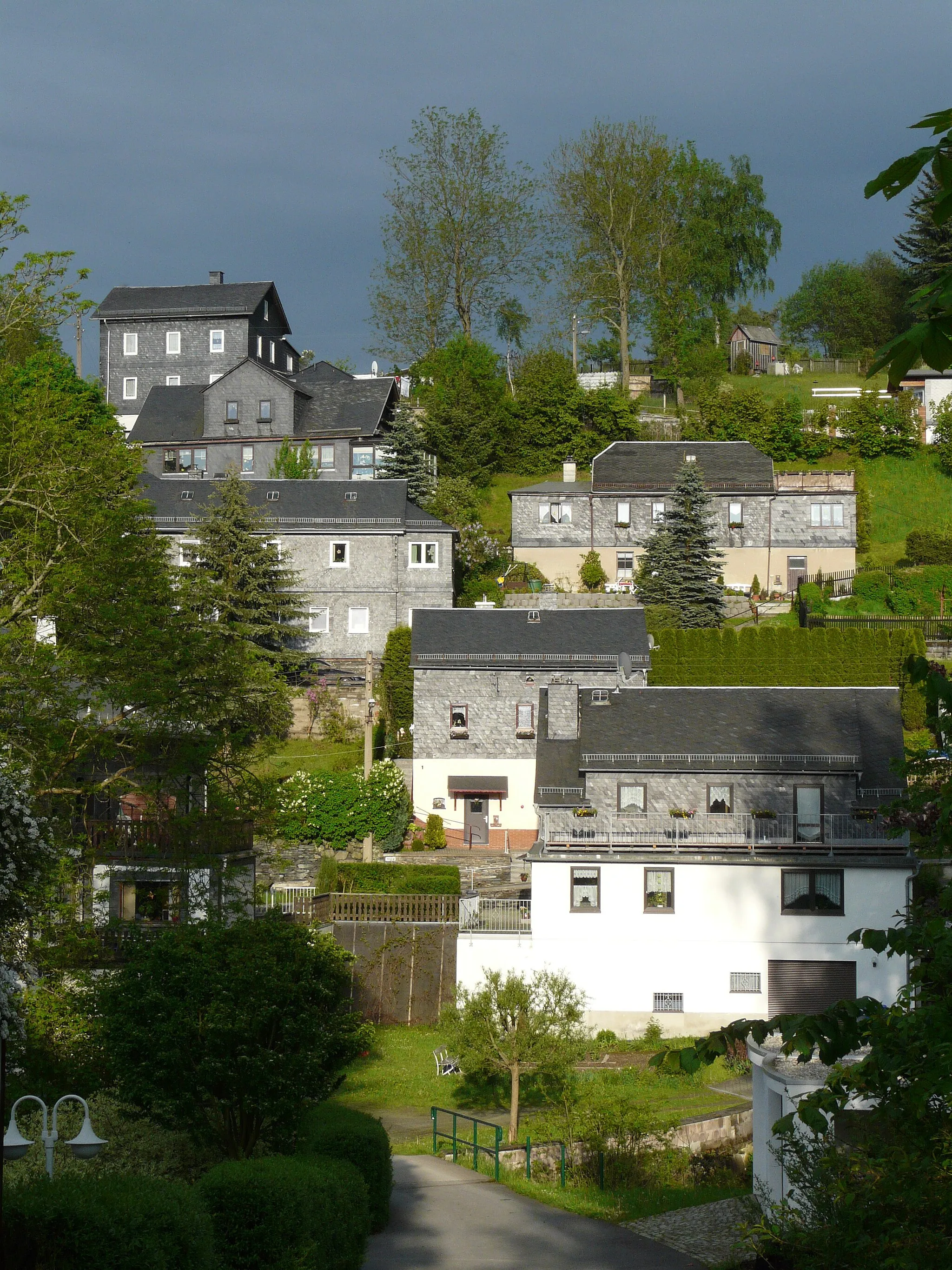 Photo showing: View in Wurzbach: An der Sormitz, Stadtpark