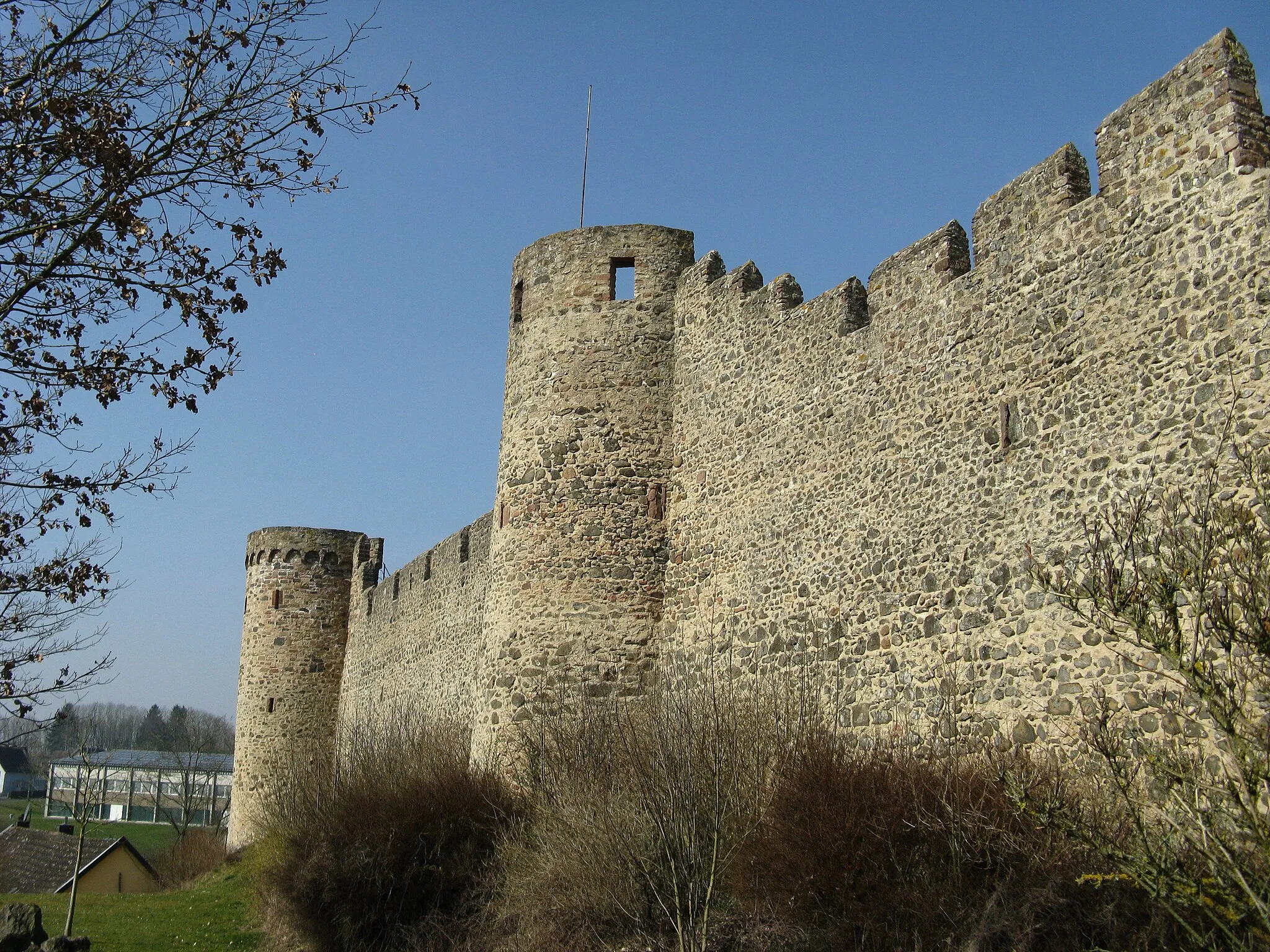 Photo showing: Town walls of Hillesheim, Eifel, Rhineland-Palatinate, Germany
