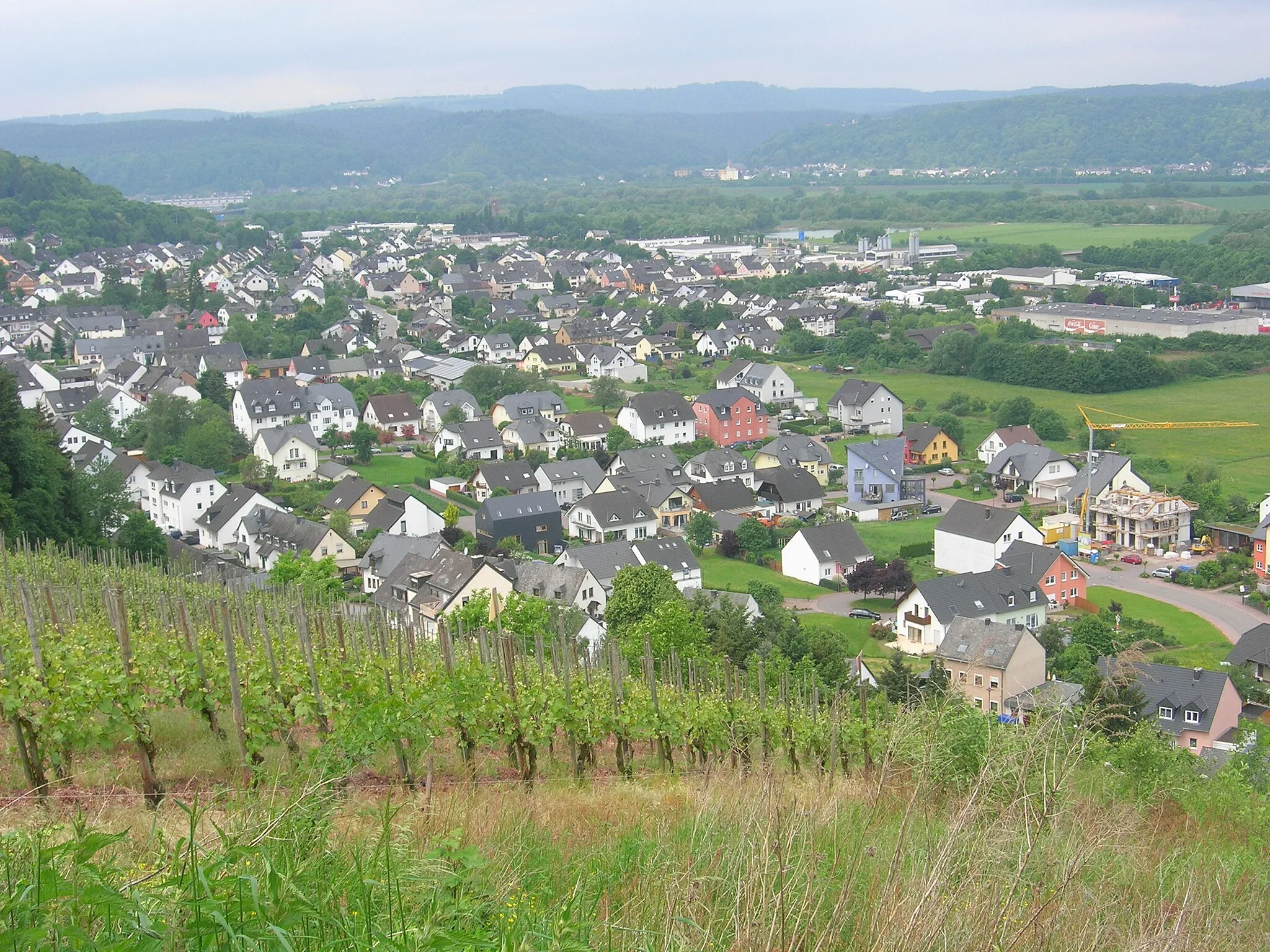 Photo showing: Ansicht der Ortsgemeinde Kenn aus Nordost