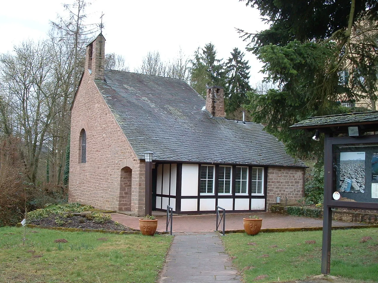 Photo showing: Evangelische Kapelle Mertesdorf-Grünhaus