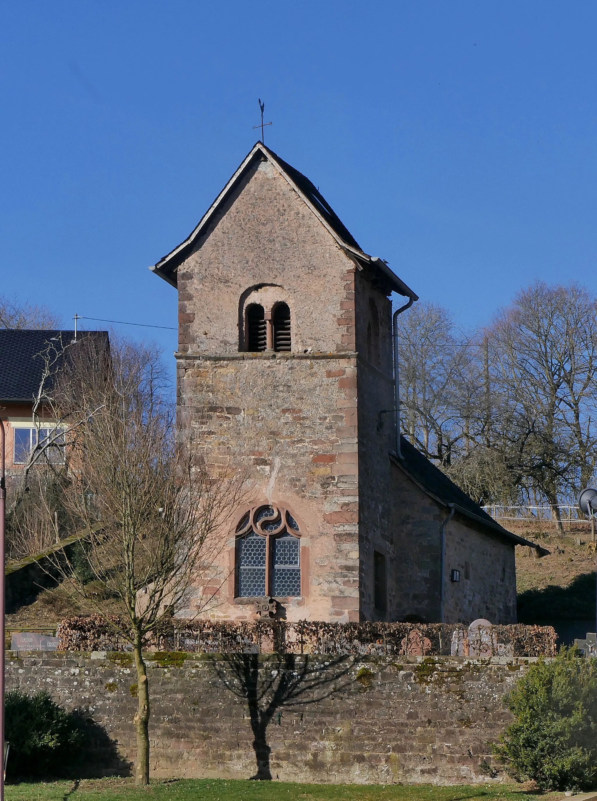 Photo showing: Kirche St. Abriuculus in Besslich (Rheinland-Pfalz, Kreis Trier-Saarburg)