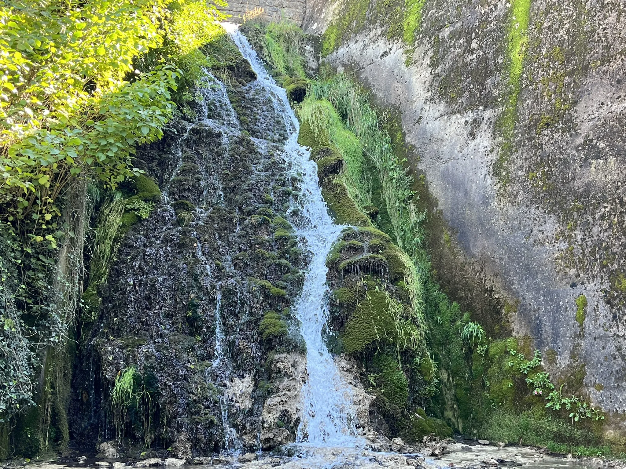 Photo showing: Den Wasserfall in der OG Nittel an der Obermosel