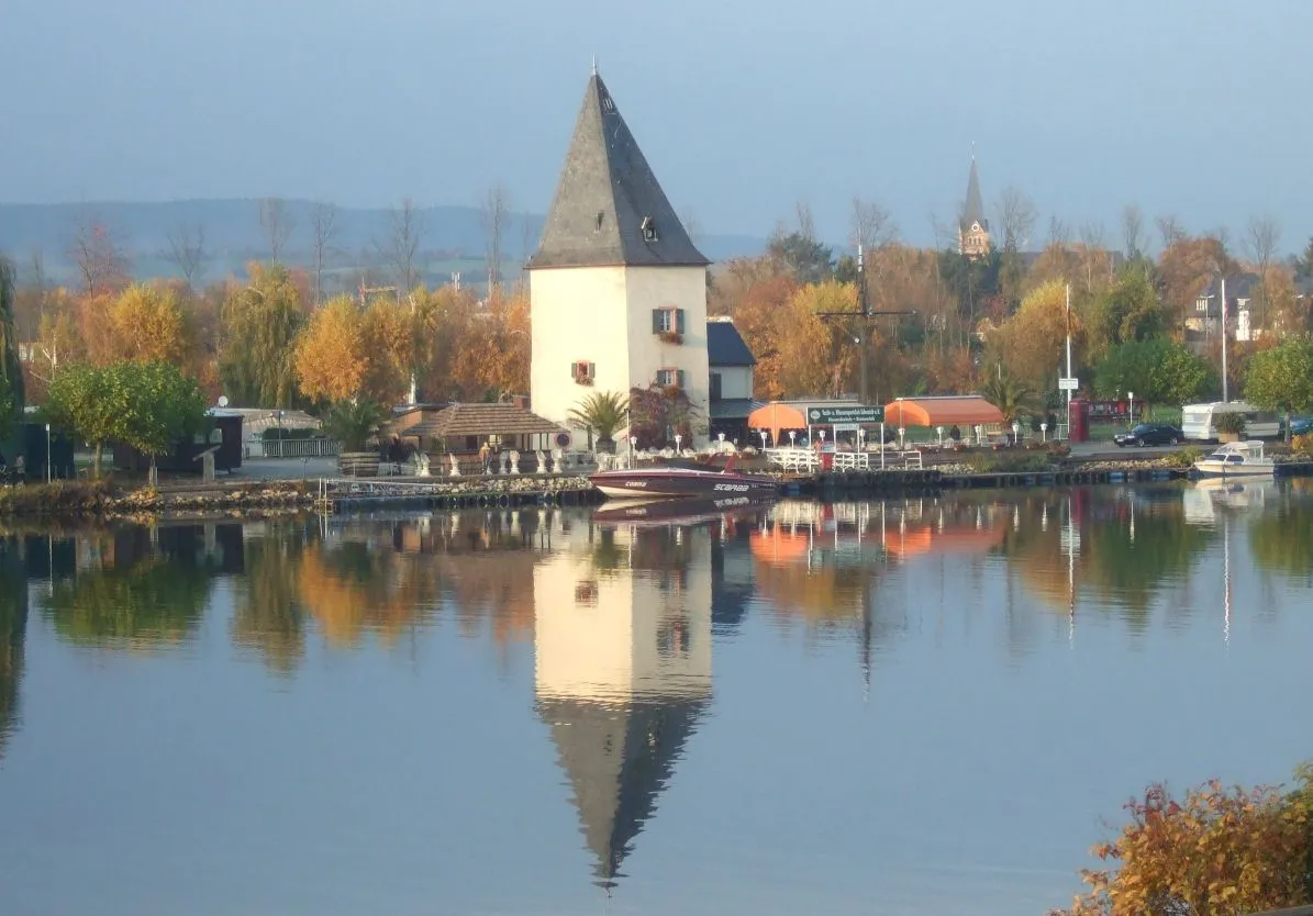 Photo showing: Fährturm Schweich