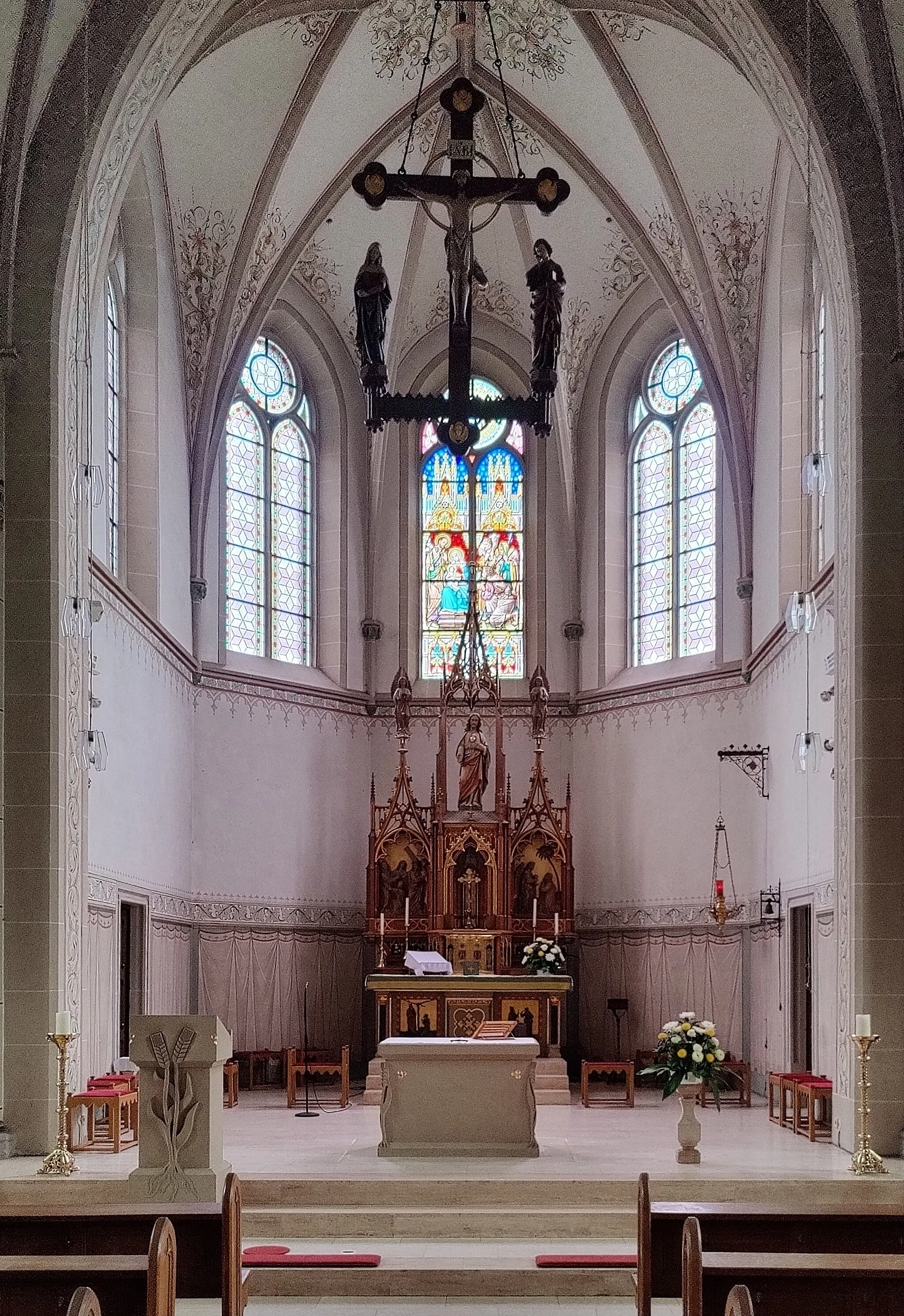 Photo showing: Katholische Pfarrkirche St. Dionysius Trierweiler, Landkreis Trier-Saarburg, Rheinland-Pfalz, Deutschland