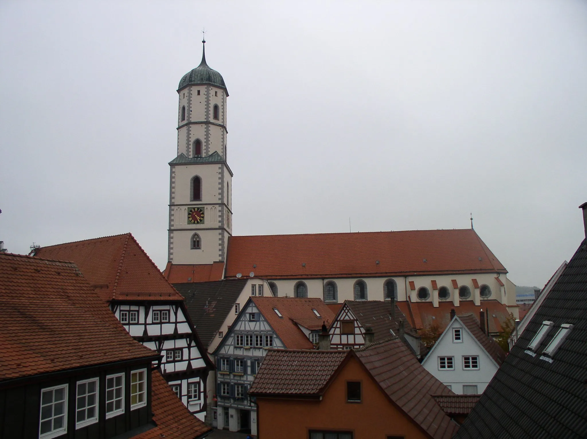 Photo showing: Stadtpfarrkirche St. Martin in Biberach von Süden