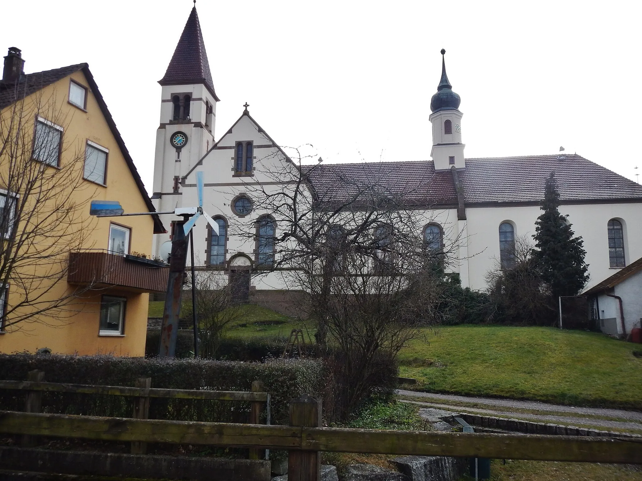 Photo showing: Katholische Kirche St. Nikolaus in Bisingen