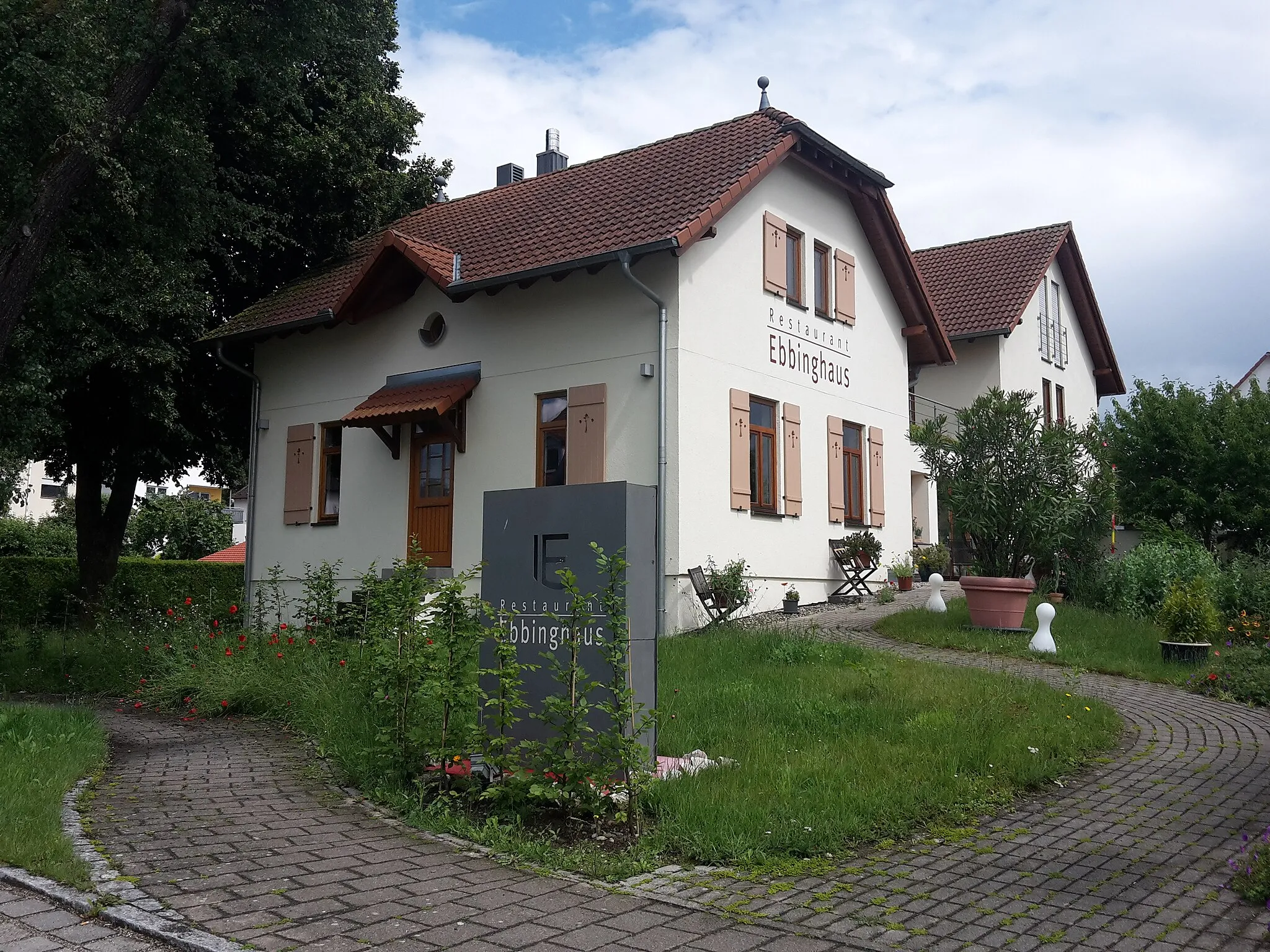 Photo showing: Burgrieden station at the former railway Laupheim West - Schwendi