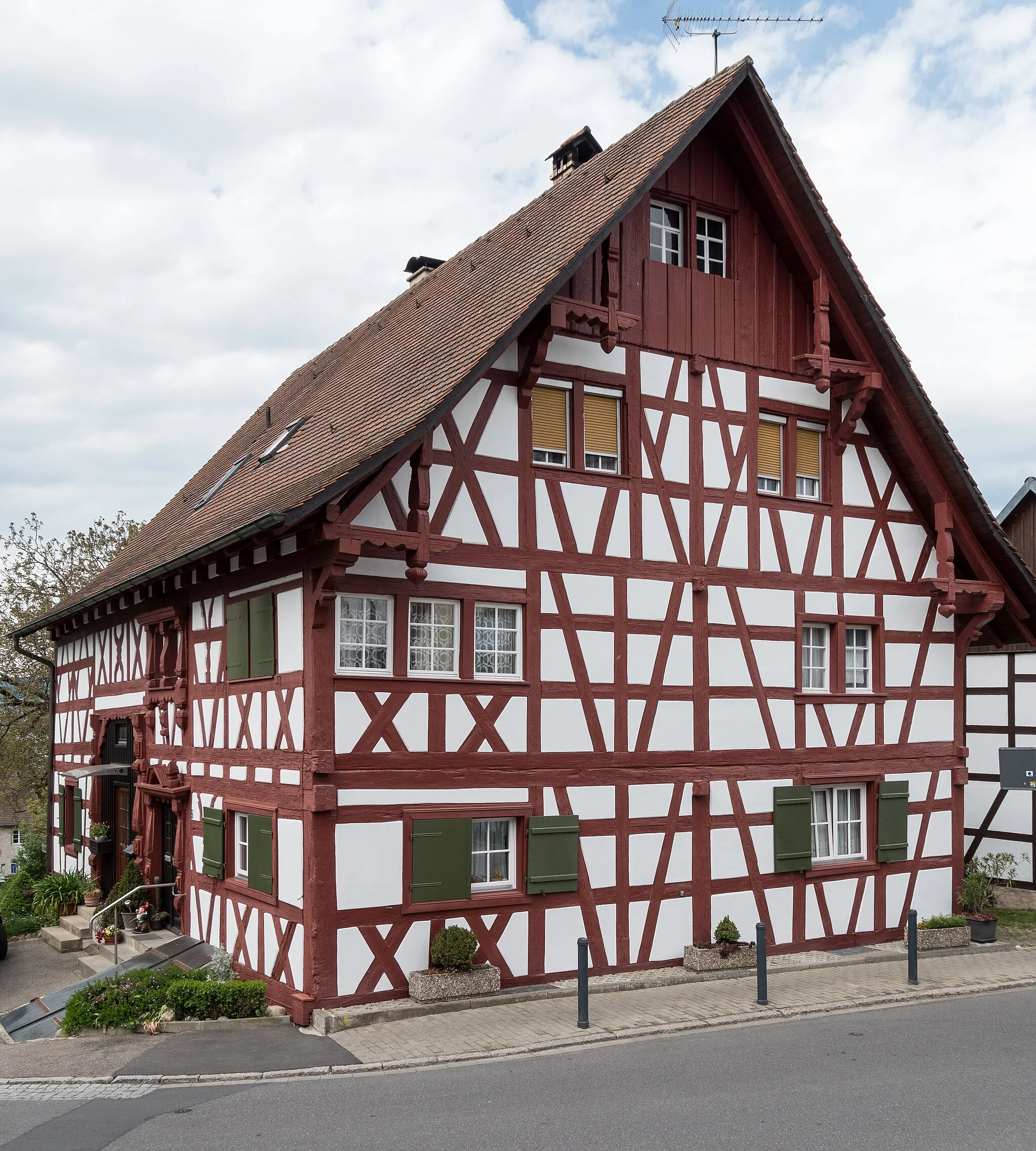 Photo showing: Fachwerkhaus (Zur Schiffslände 6) in Konstanz-Dingelsdorf