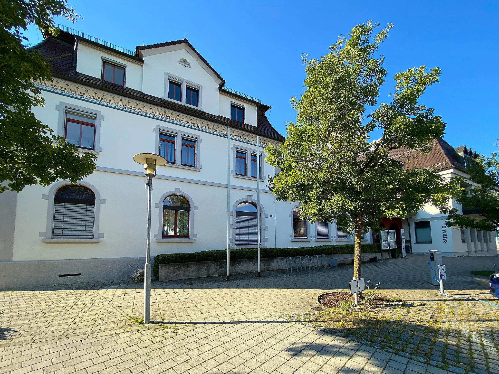 Photo showing: Rathaus Erbach (Donau)