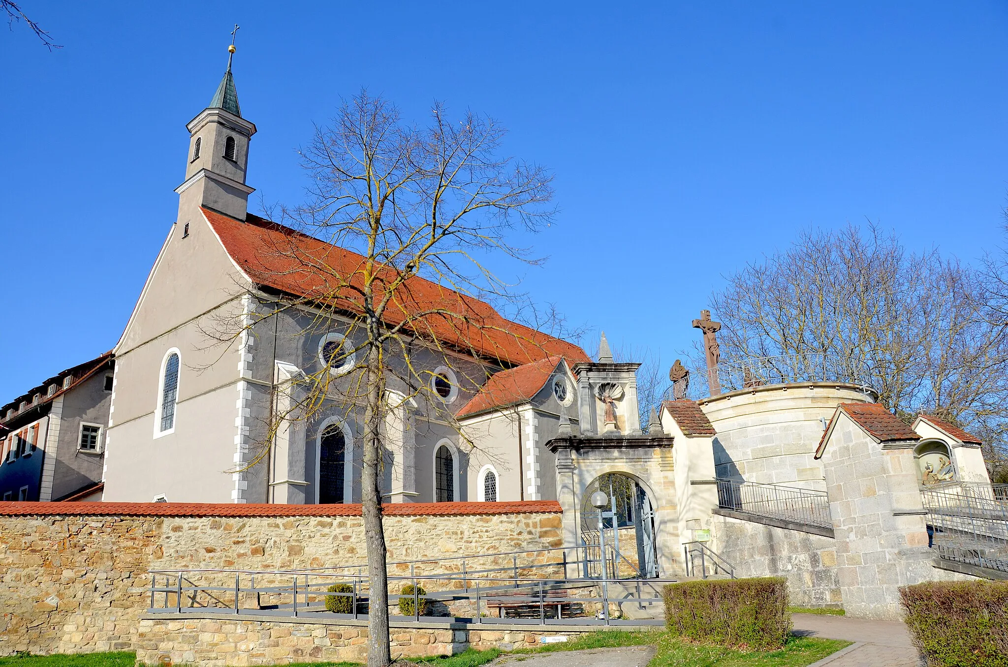 Photo showing: Klosterkirche St. Luzen in Hechingen (2019)
