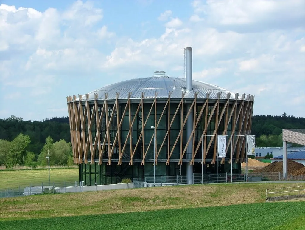 Photo showing: Biomass power station Schwendi