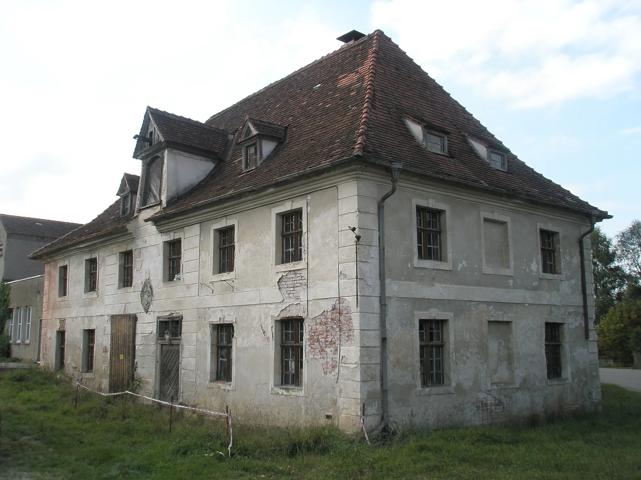 Photo showing: Die Schwendier Schlossmühle, erbaut im Jahr 1743.