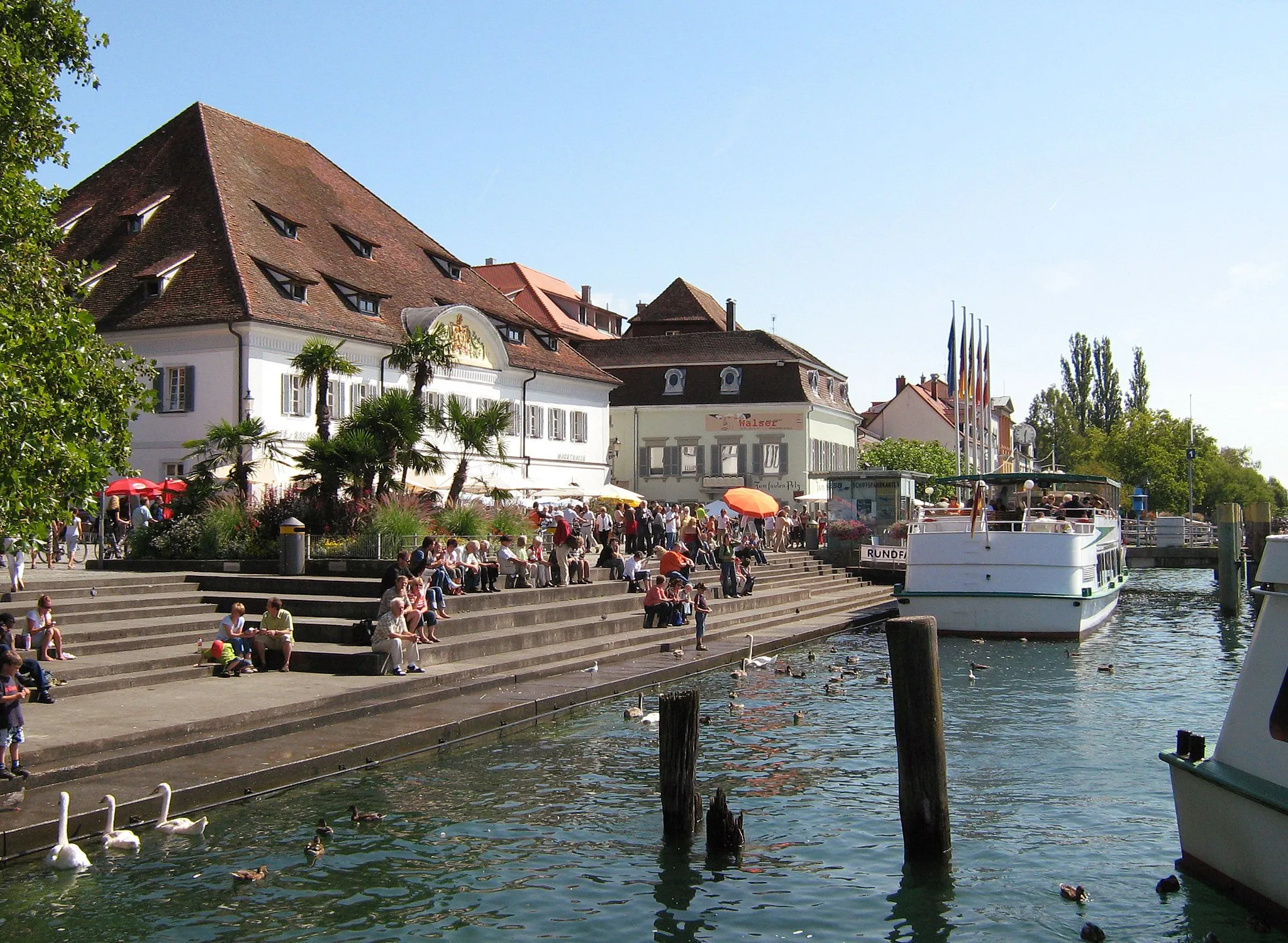 Photo showing: Anlegestelle in Überlingen am Bodensee